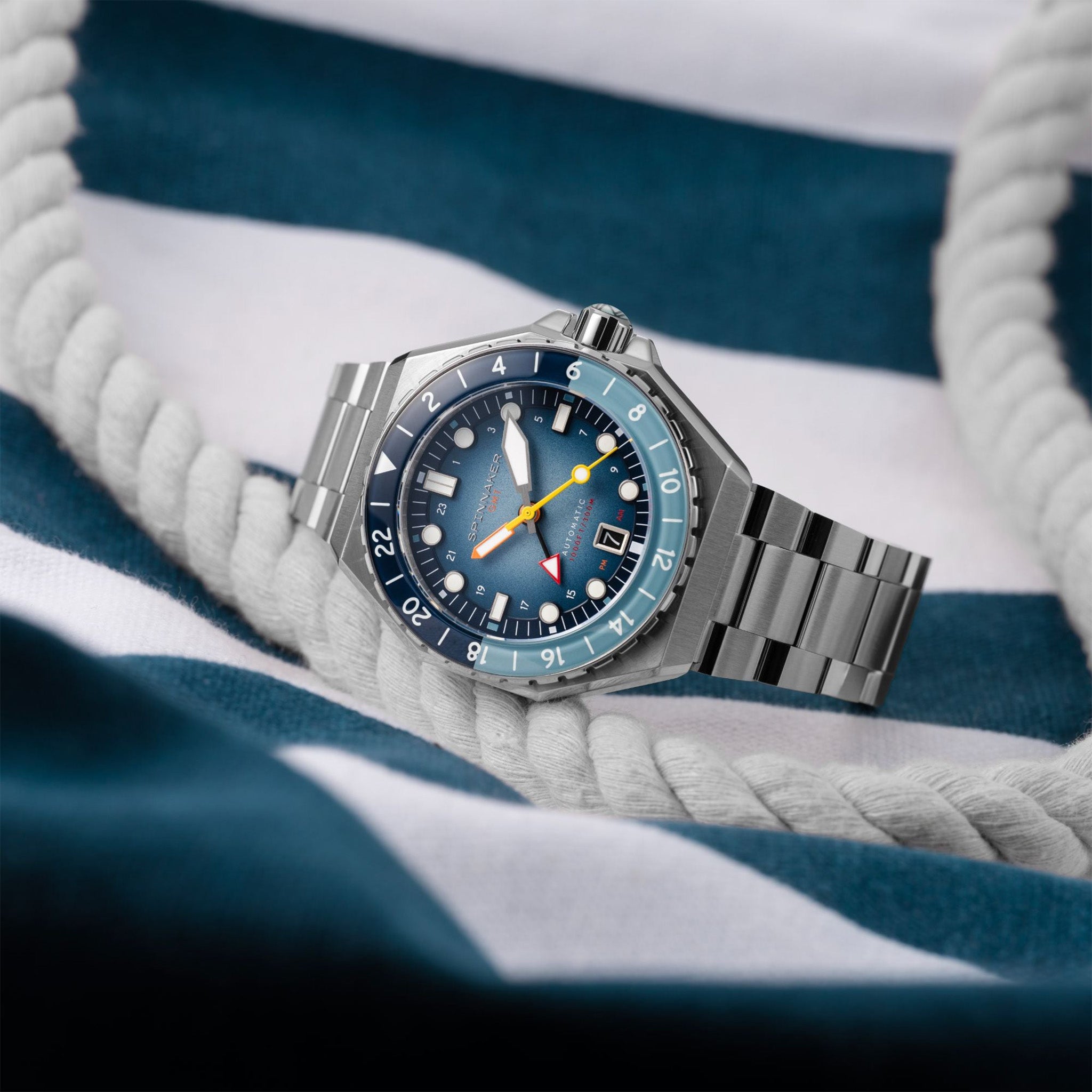 Dumas GMT Automatic | 43 mm | Ocean Blue