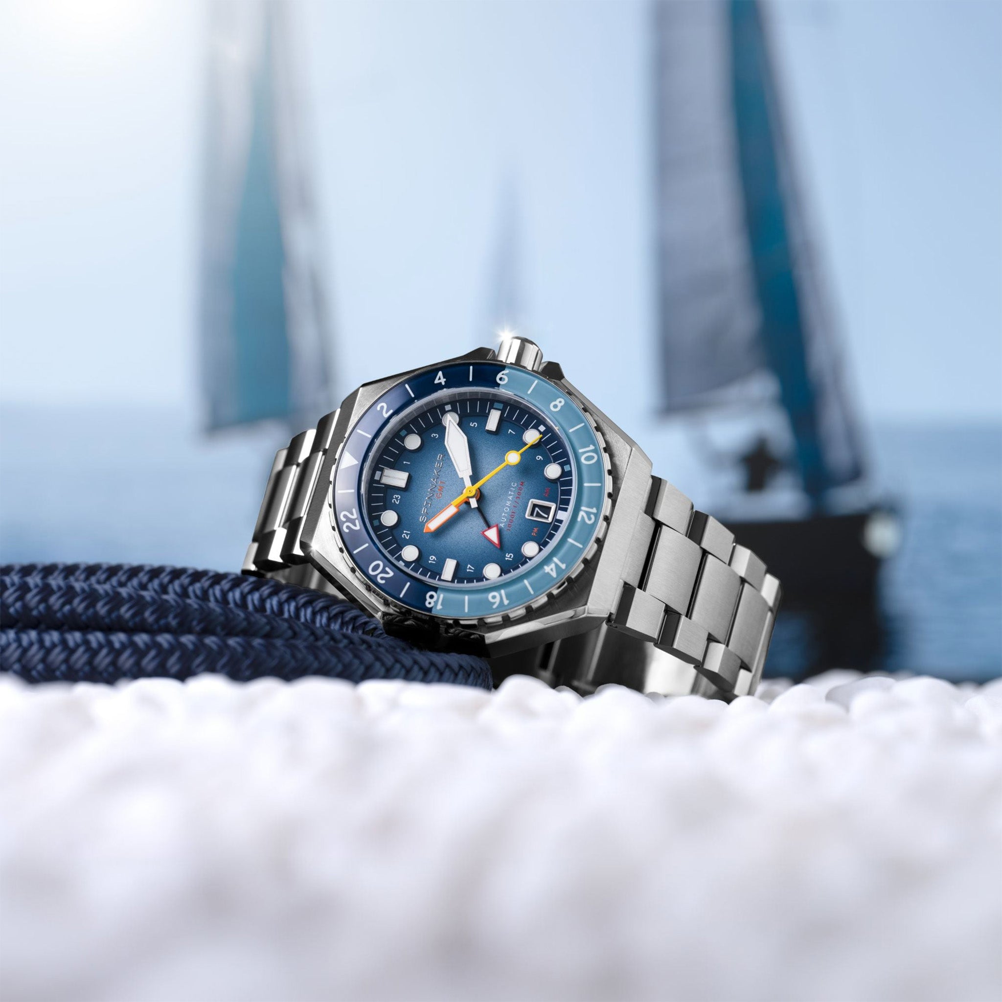 Dumas GMT Automatic | 43 mm | Ocean Blue