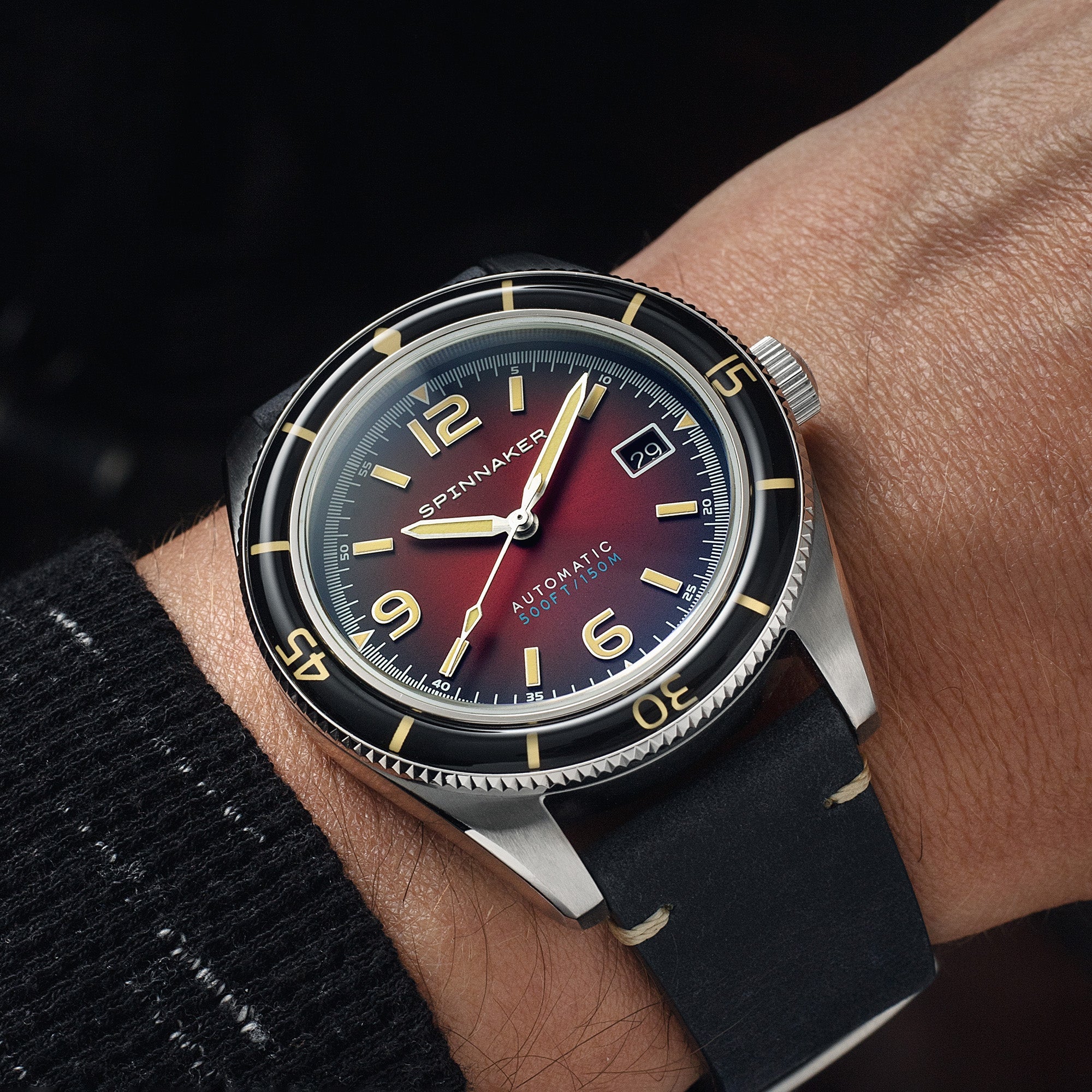 Fleuss Automatic | 43mm | Oxblood Red