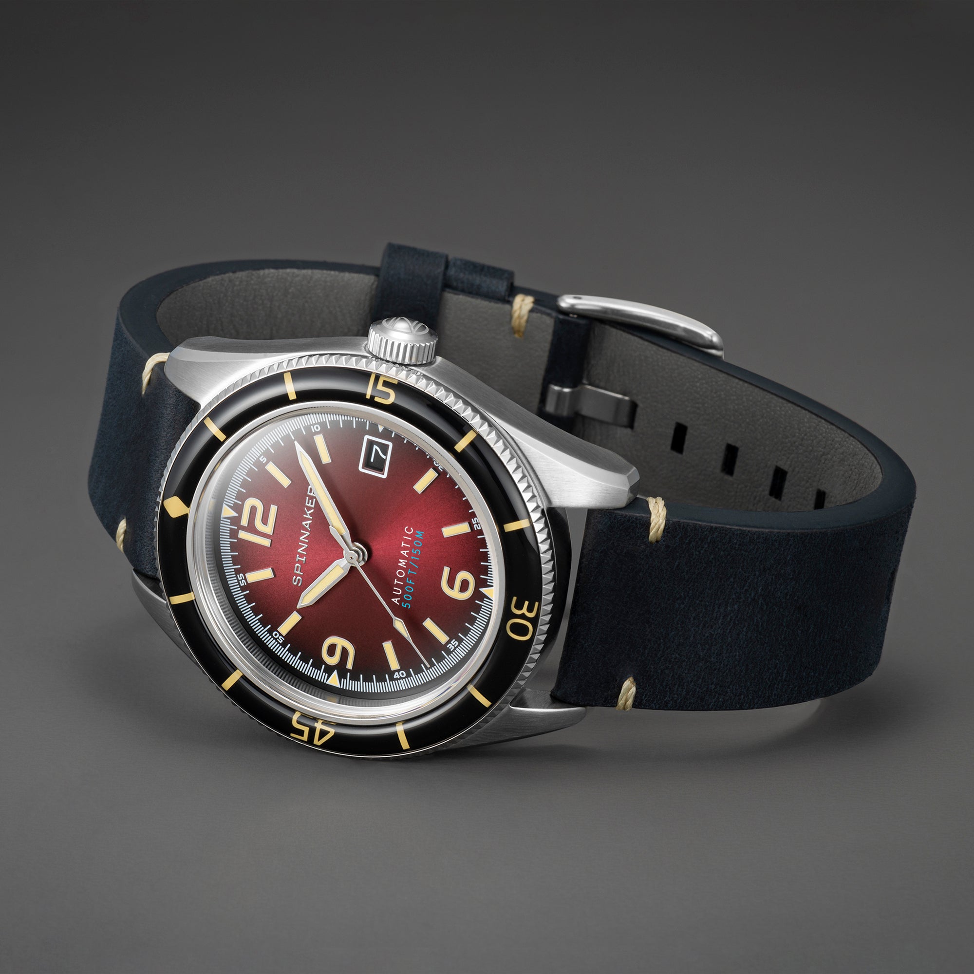 Fleuss Automatic | 43mm | Oxblood Red
