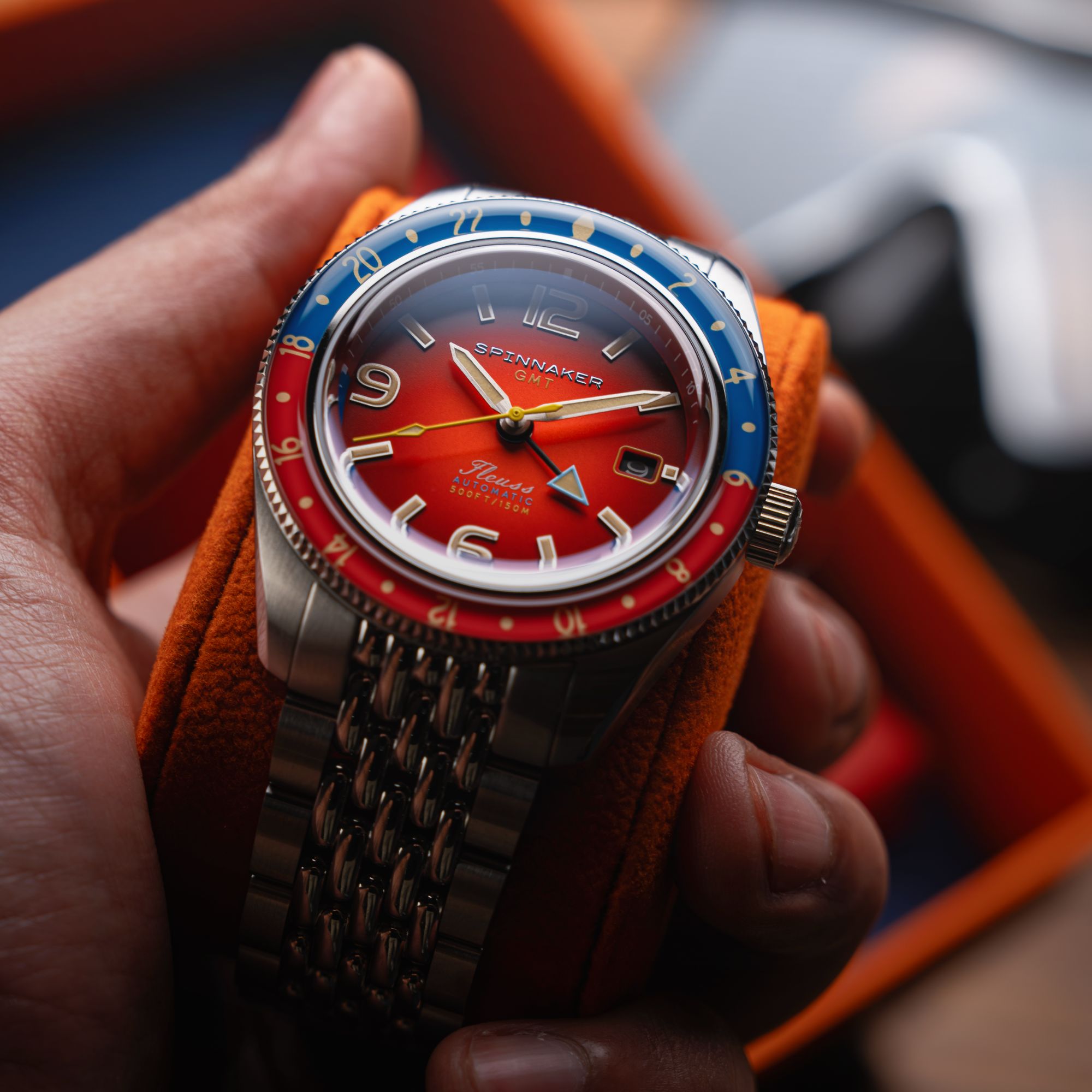 Fleuss GMT Automatic | 43mm | Burnt Orange