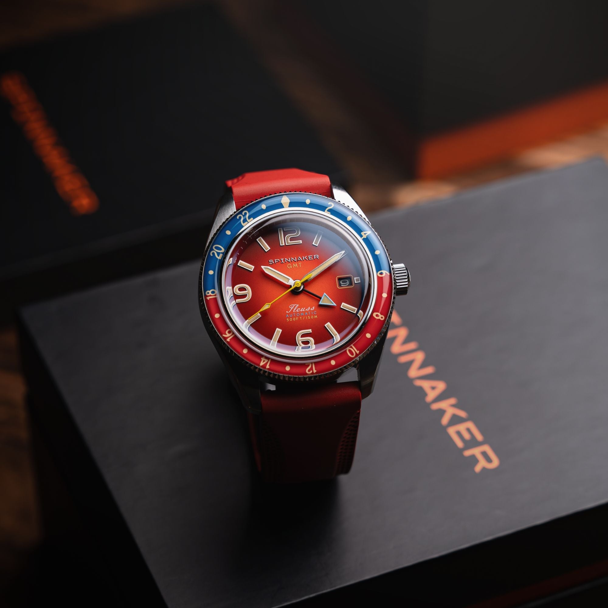 Fleuss GMT Automatic | 43mm | Burnt Orange