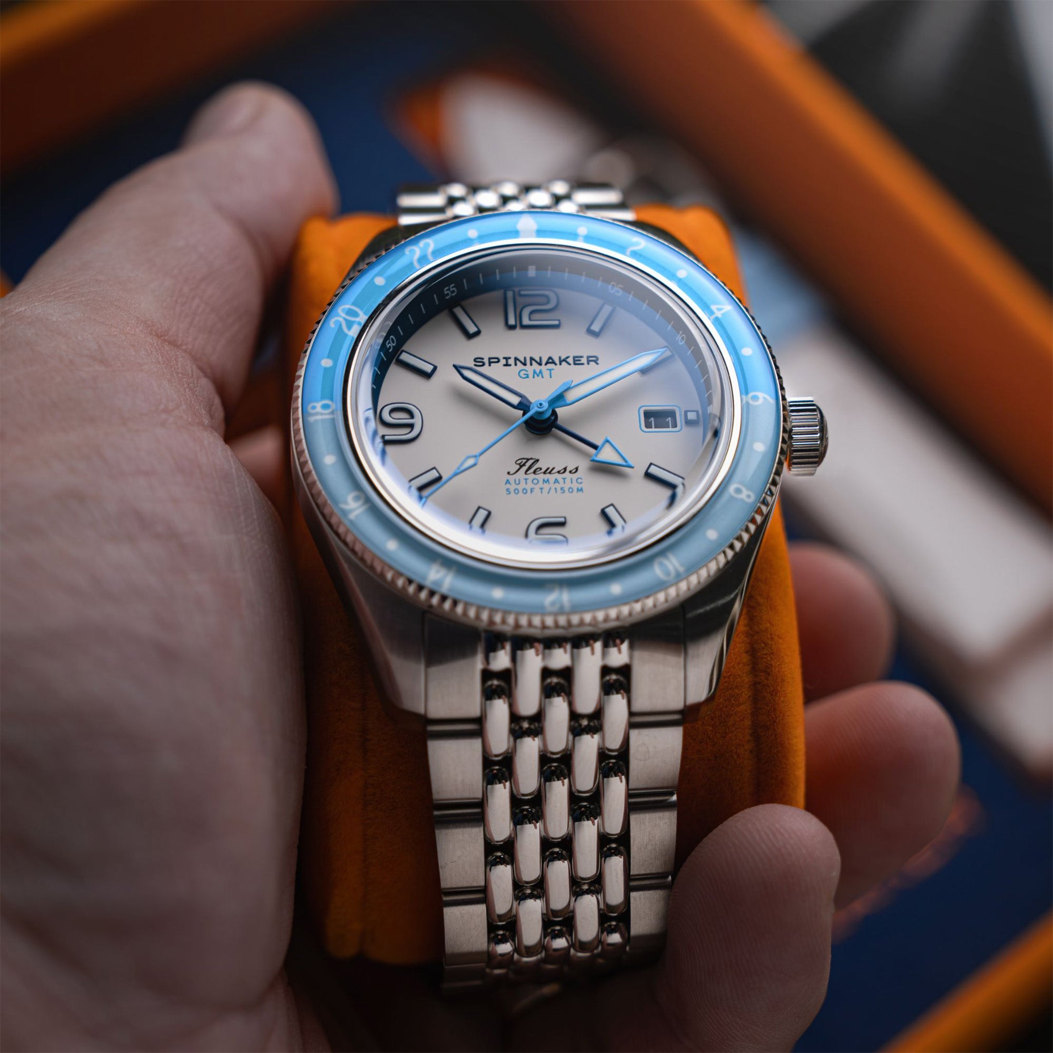 Fleuss GMT Automatic | 43 mm | Moon White
