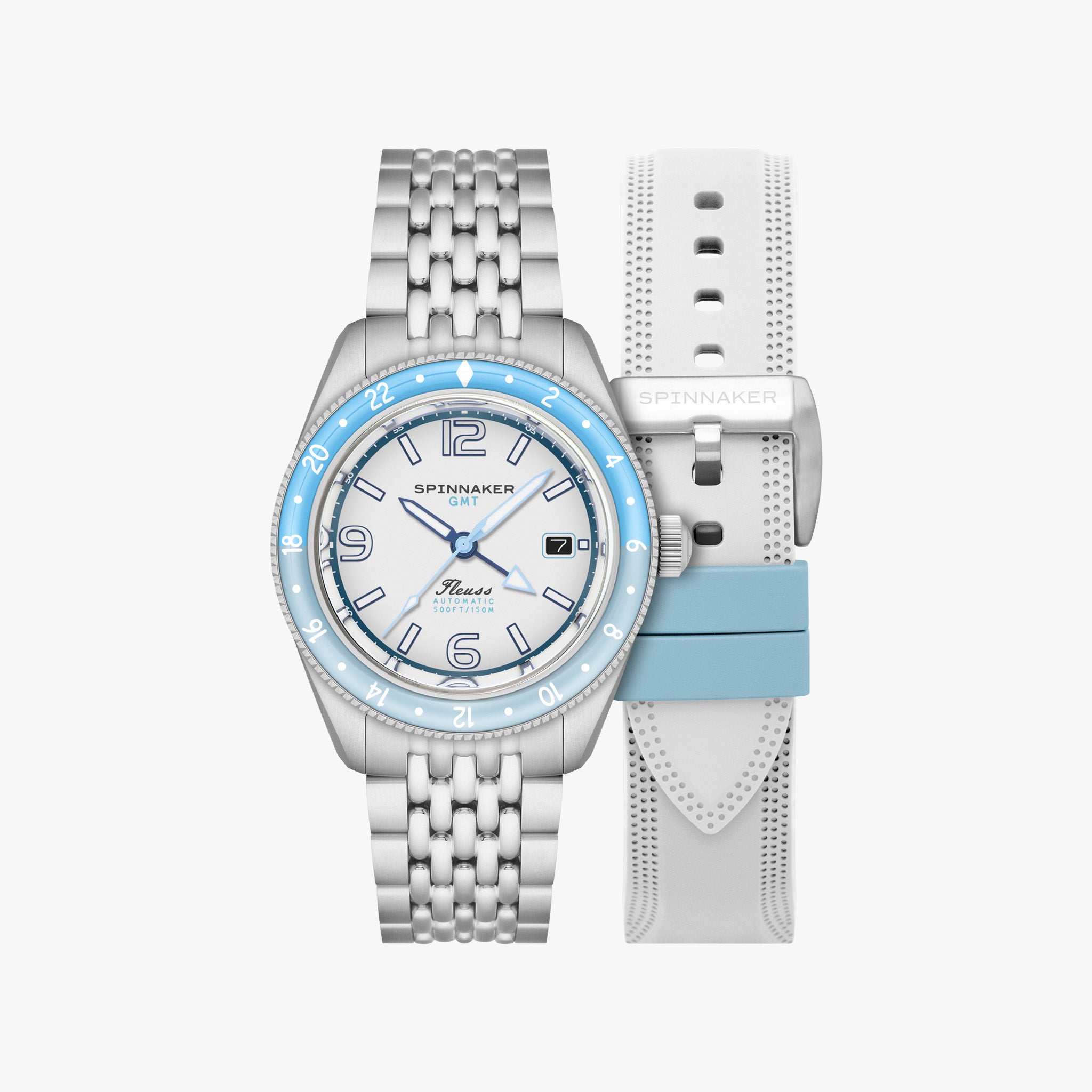 Fleuss GMT Automatic | 43 mm | Moon White