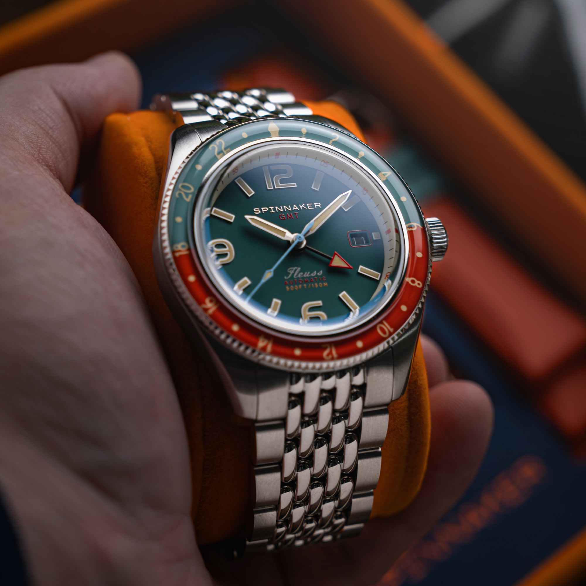 Fleuss GMT Automatic | 43mm | Tropical Green