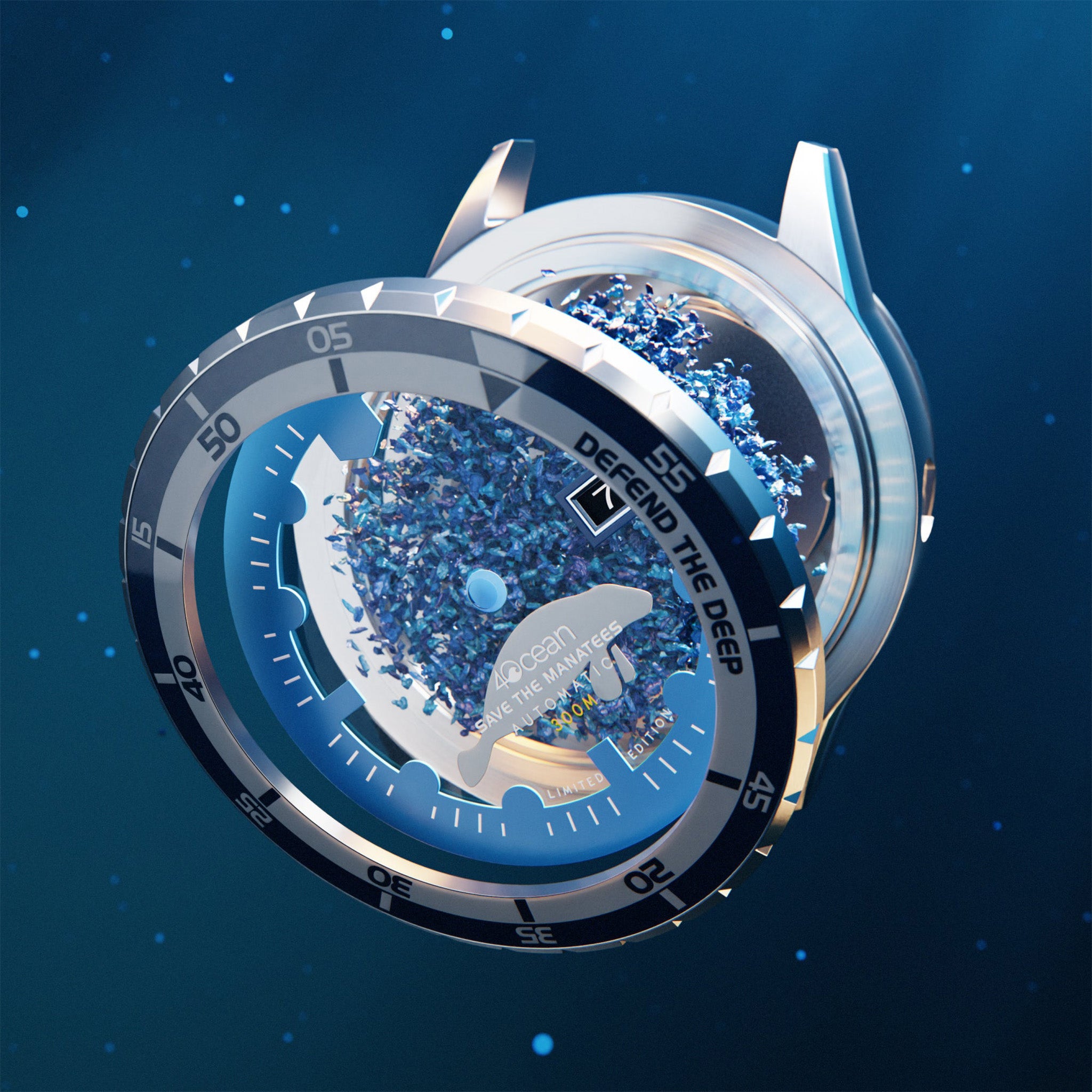 Hass Automatic 4ocean Limited Edition | 43 mm | Manatee