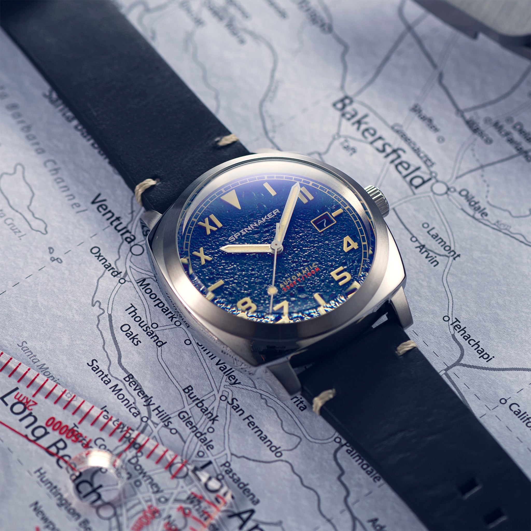 Hull California Automatic | 42 mm | Cobalt Blue