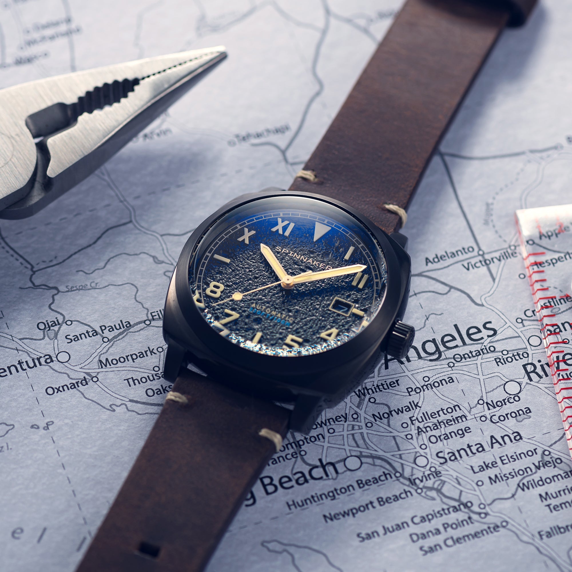 Hull California Automatic | 42mm | Volcanic Black