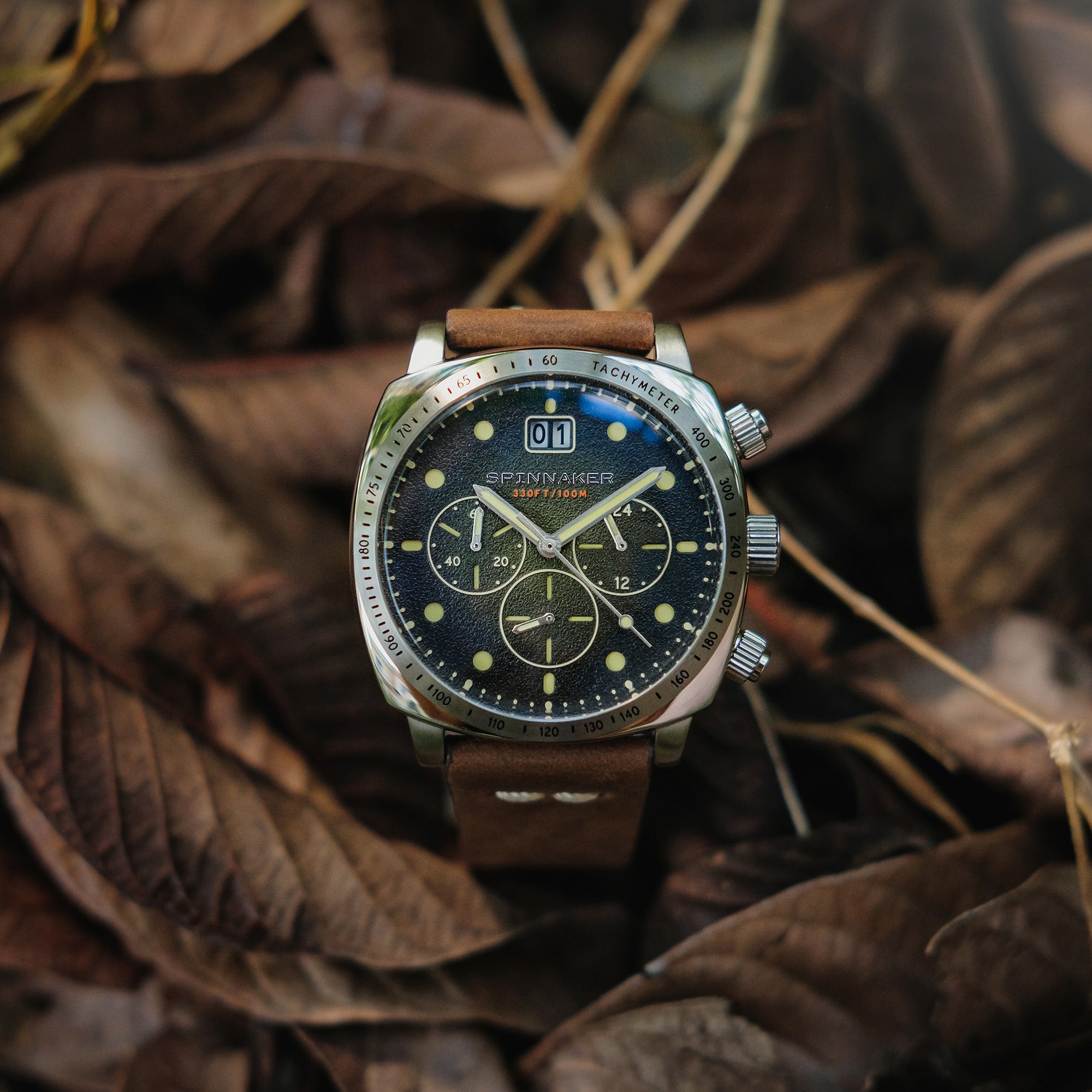Hull Chronograph | 42 mm | Pine Green