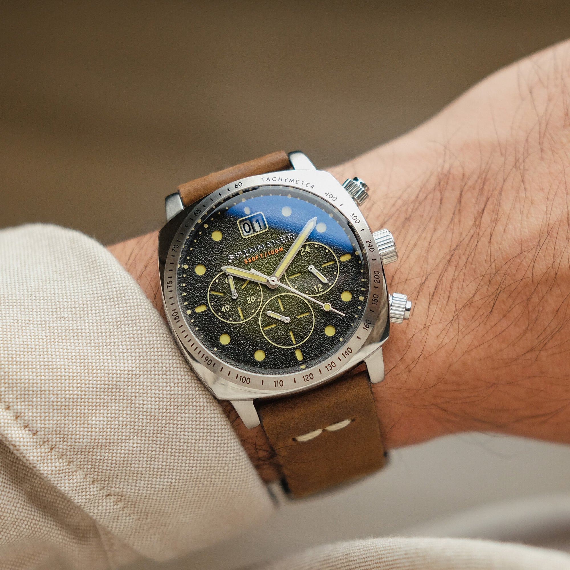 Hull Chronograph | 42 mm | Pine Green