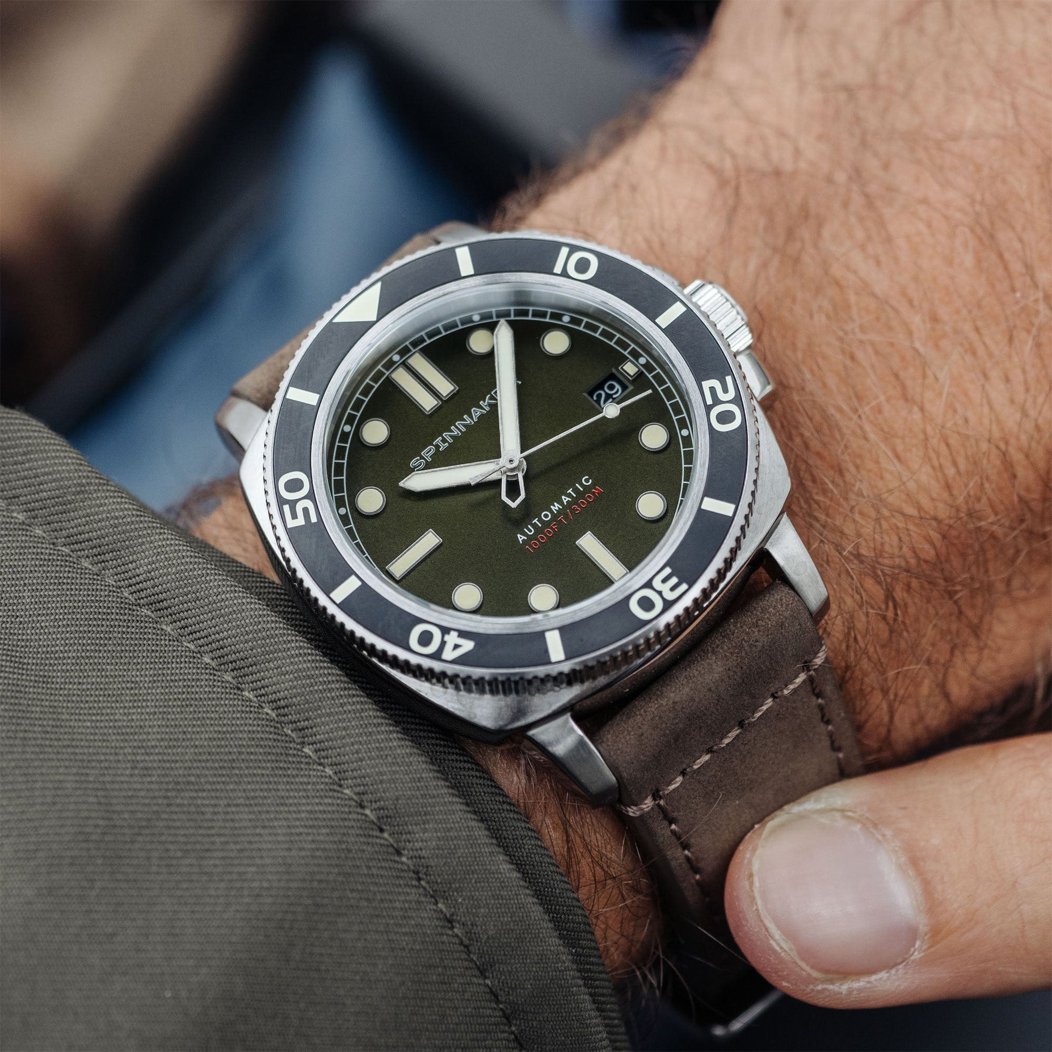 Hull Diver Automatic | 42 mm | Alligator Green