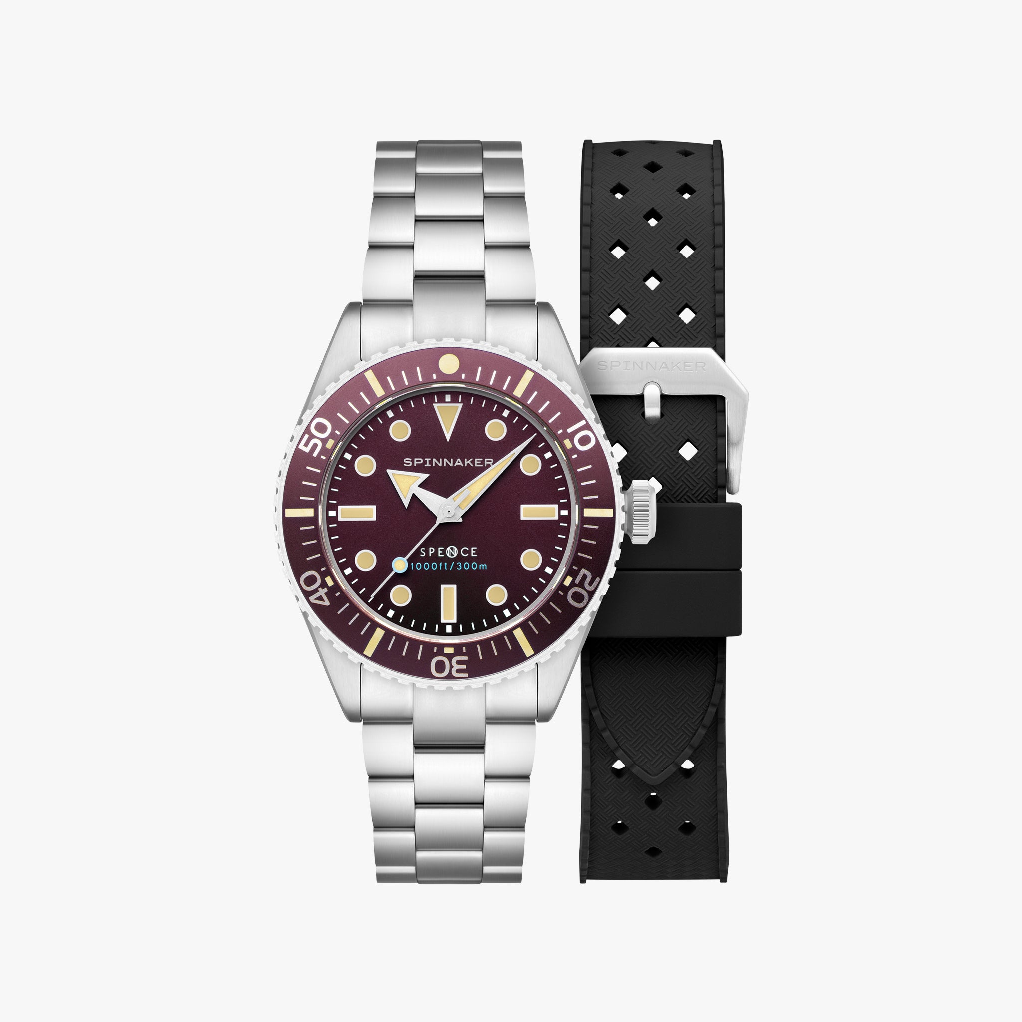Spence 300 Automatic | 40 mm | Burgundy
