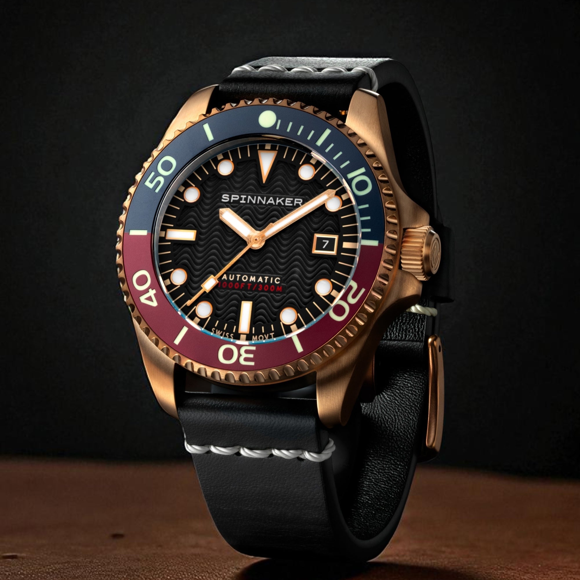Tesei Bronze Swiss Automatic | 43mm | Soda Black