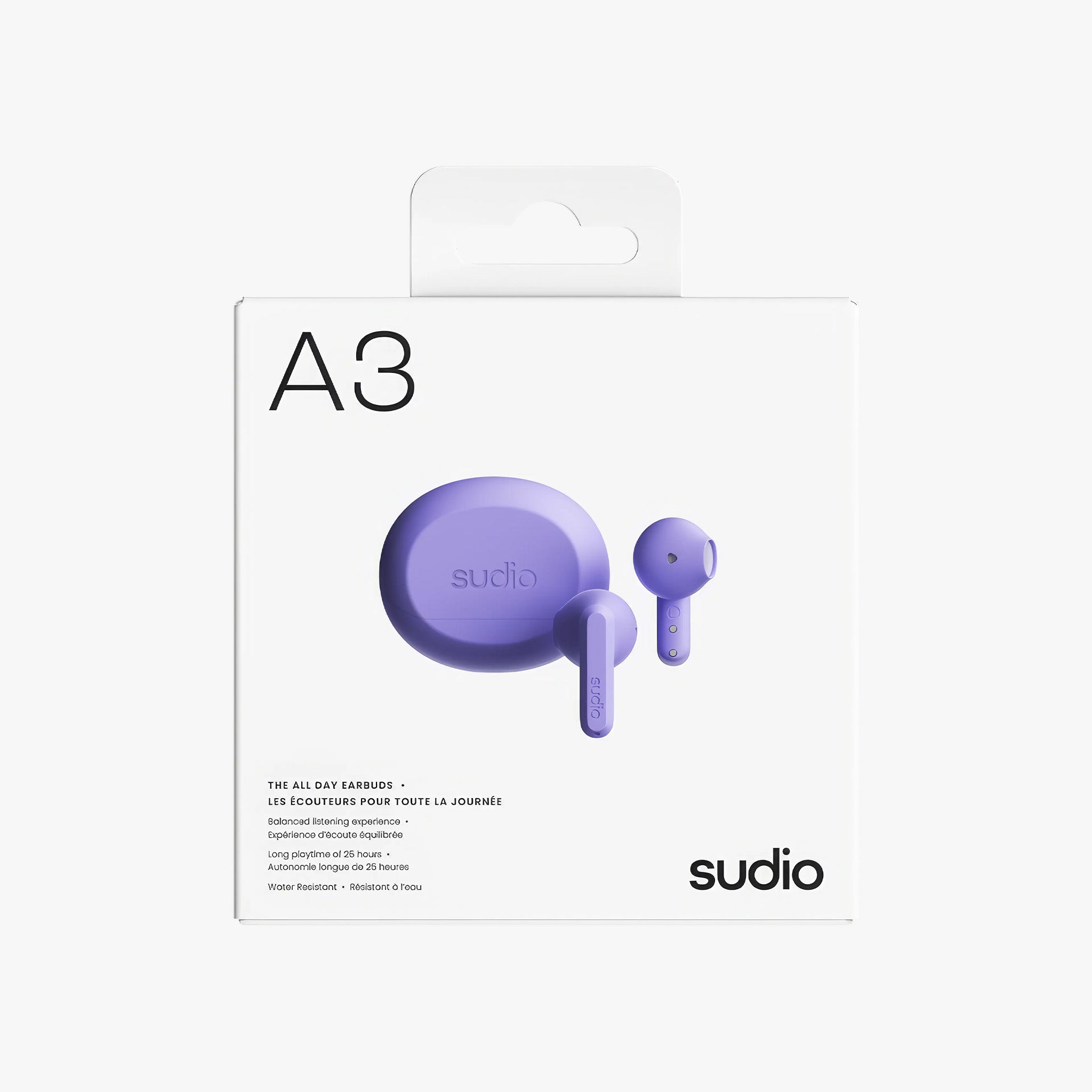 A3 Kablosuz True Wireless Kulak İçi Kulaklık | Soft Purple
