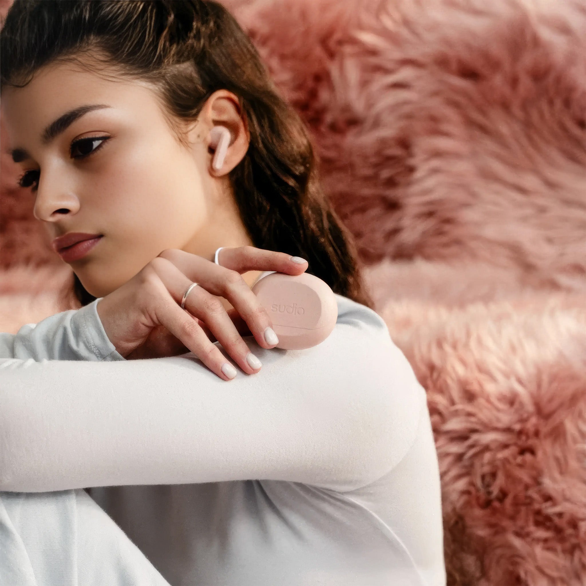 A3 Pro ANC True Wireless Kulak İçi Kulaklık | Blush Pink