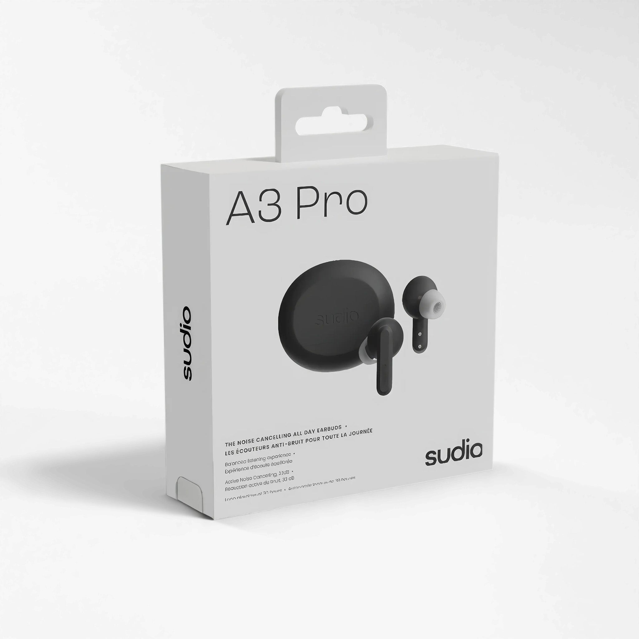 Sudio A3 Pro ANC True Wireless Kulak İçi Kulaklık Cloudy Black premium kablosuz kulaklık
