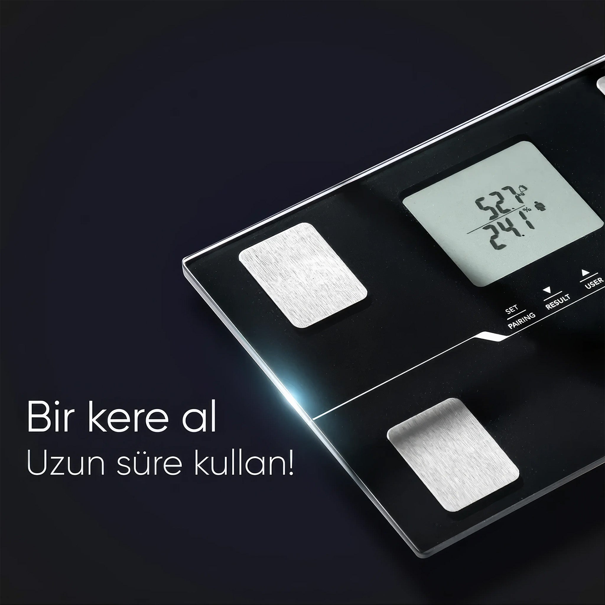 BC 401 Akıllı Dijital Tartı | Vücut Analizi | Beyaz