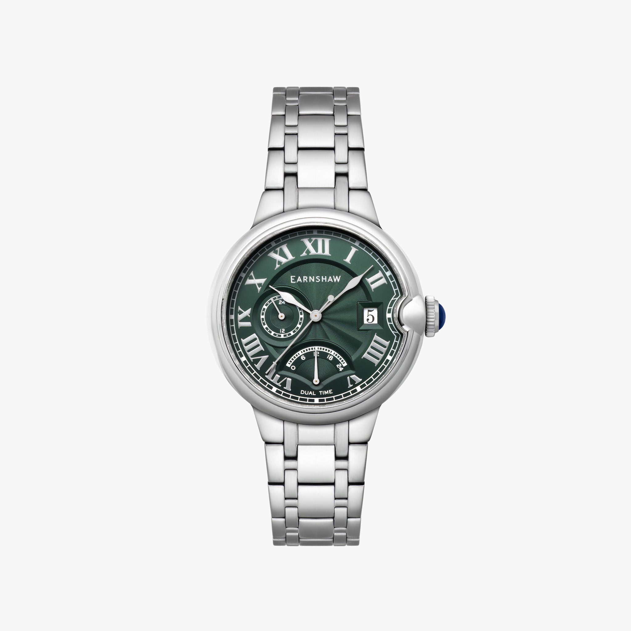 Barallier Retrograde Dual Time | Jade Green