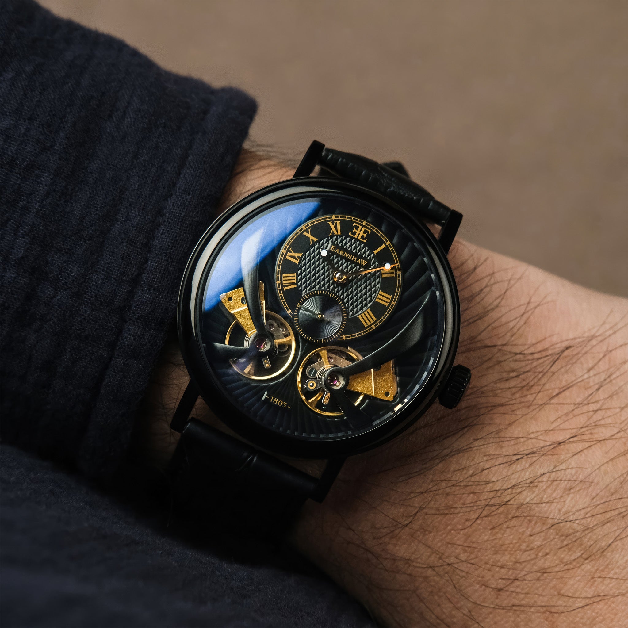 Beaufort Anatolia Double Barrel Automatic | 43 mm | Enigma Black
