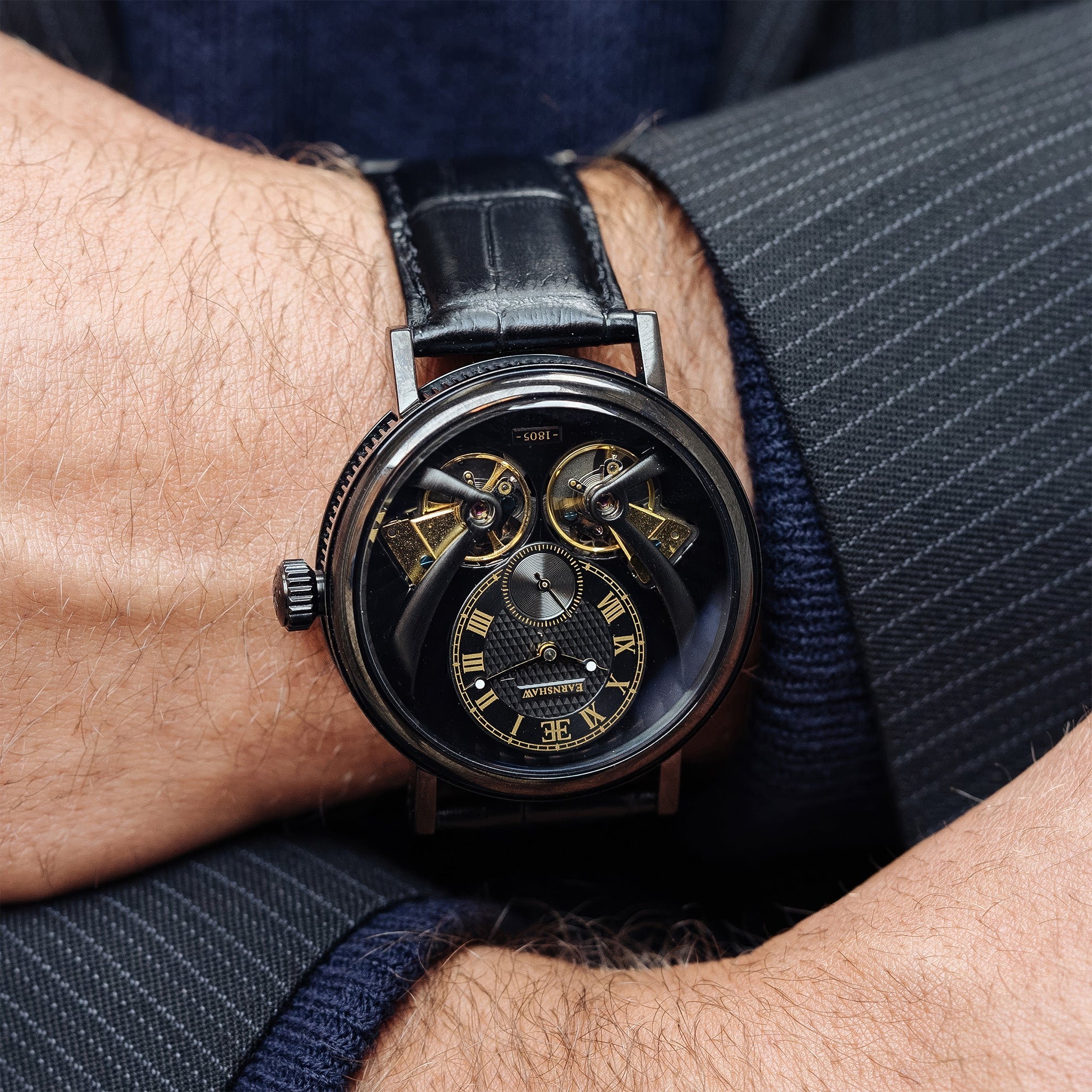 Beaufort Anatolia Double Barrel Automatic | 43 mm | Enigma Black