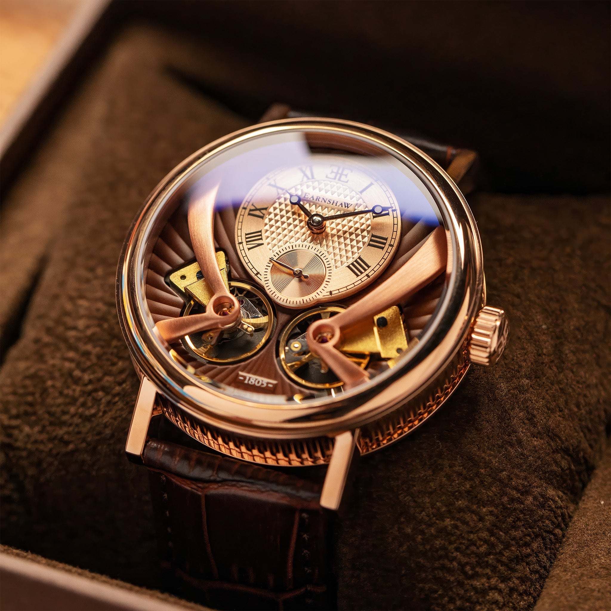 Beaufort Anatolia Double Barrel Automatic | 43 mm | Mahogany Brown