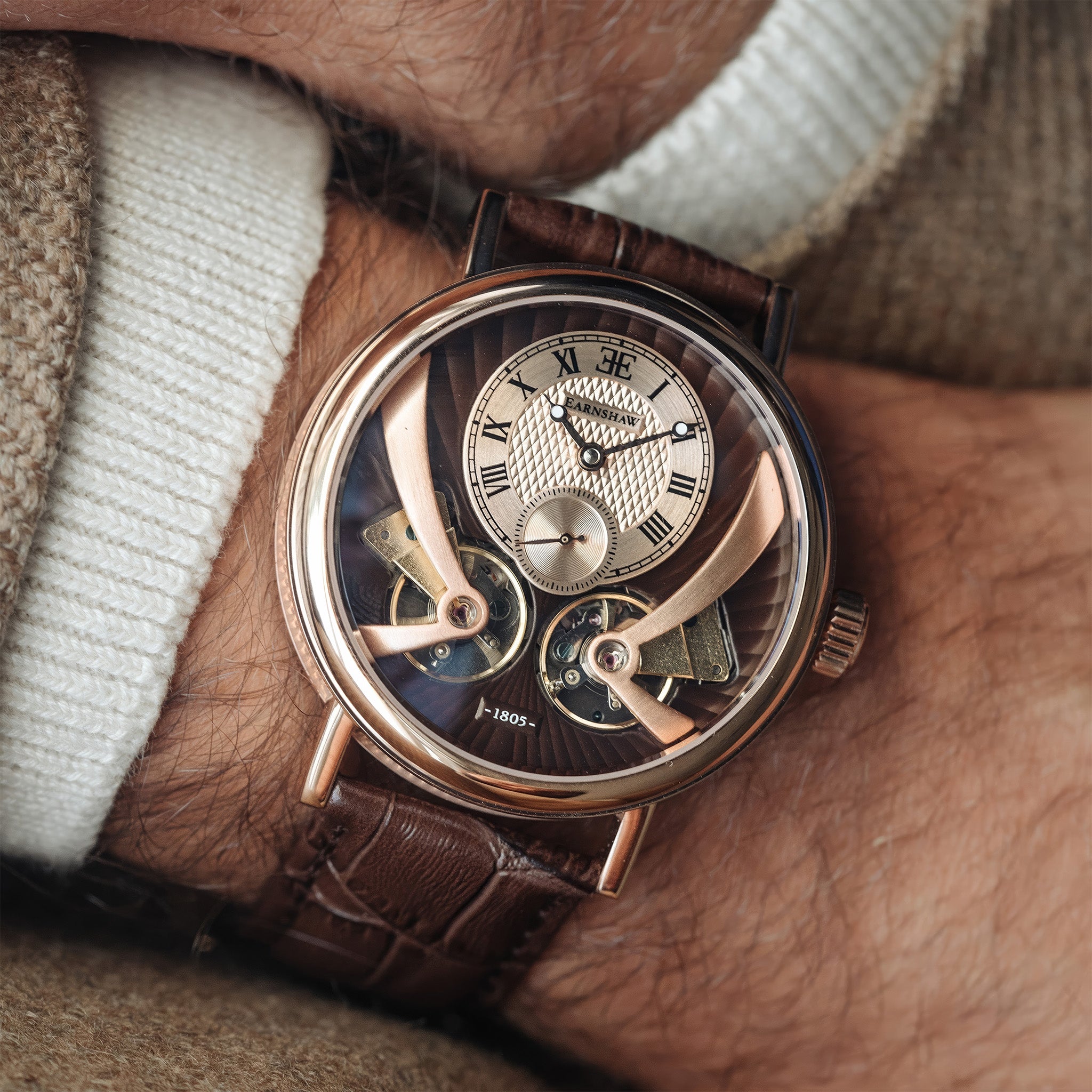 Beaufort Anatolia Double Barrel Automatic | 43 mm | Mahogany Brown