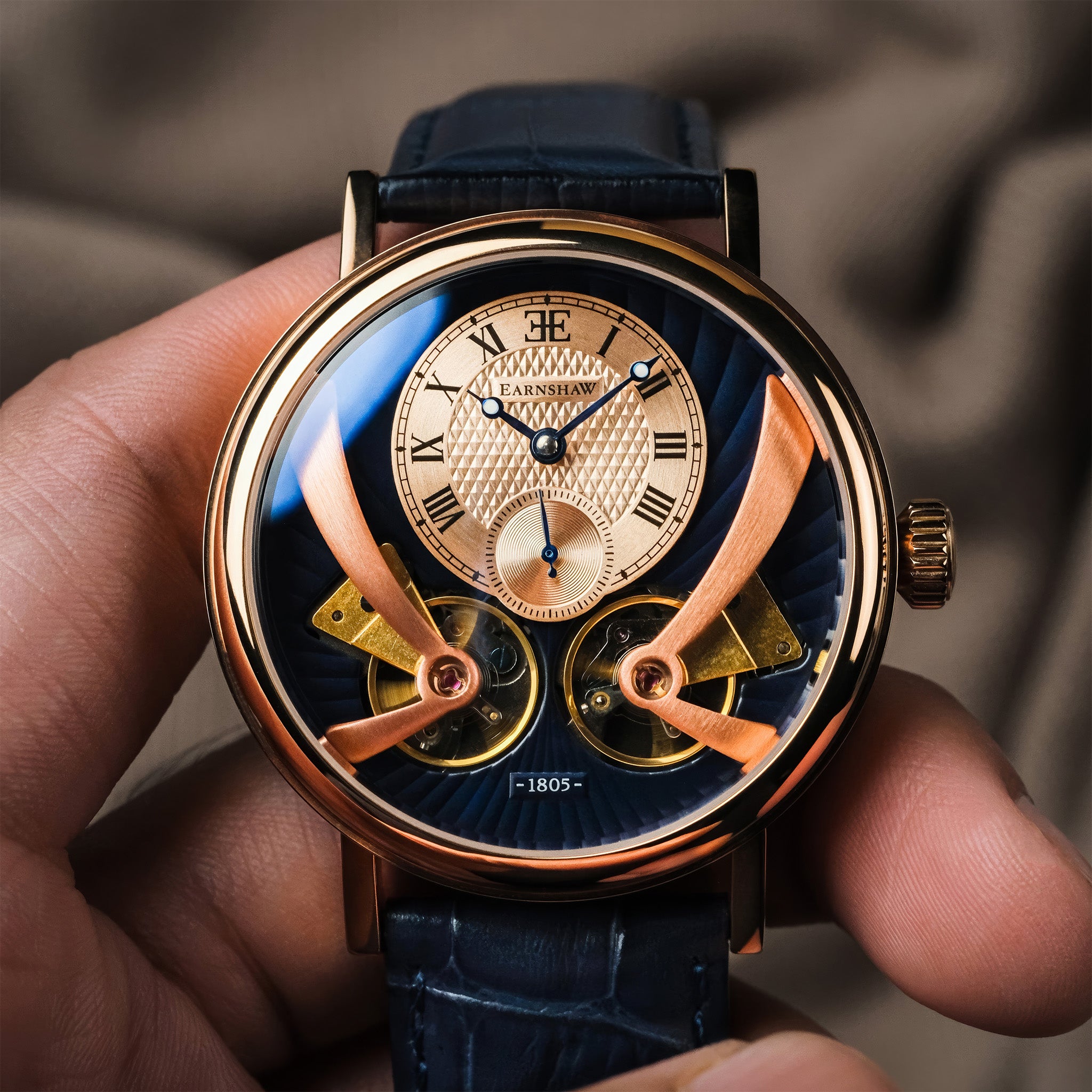 Beaufort Anatolia Double Barrel Automatic | 43 mm | Regency Blue