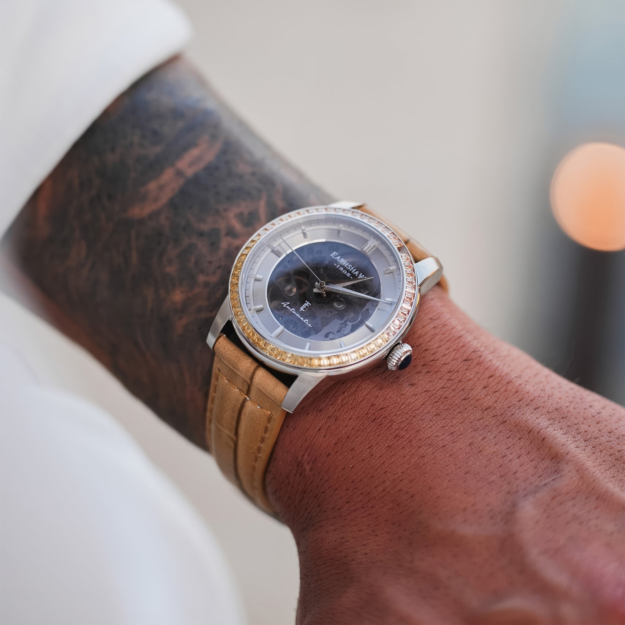 Celestial Glory Skeleton Automatic | 40 mm | Caramel