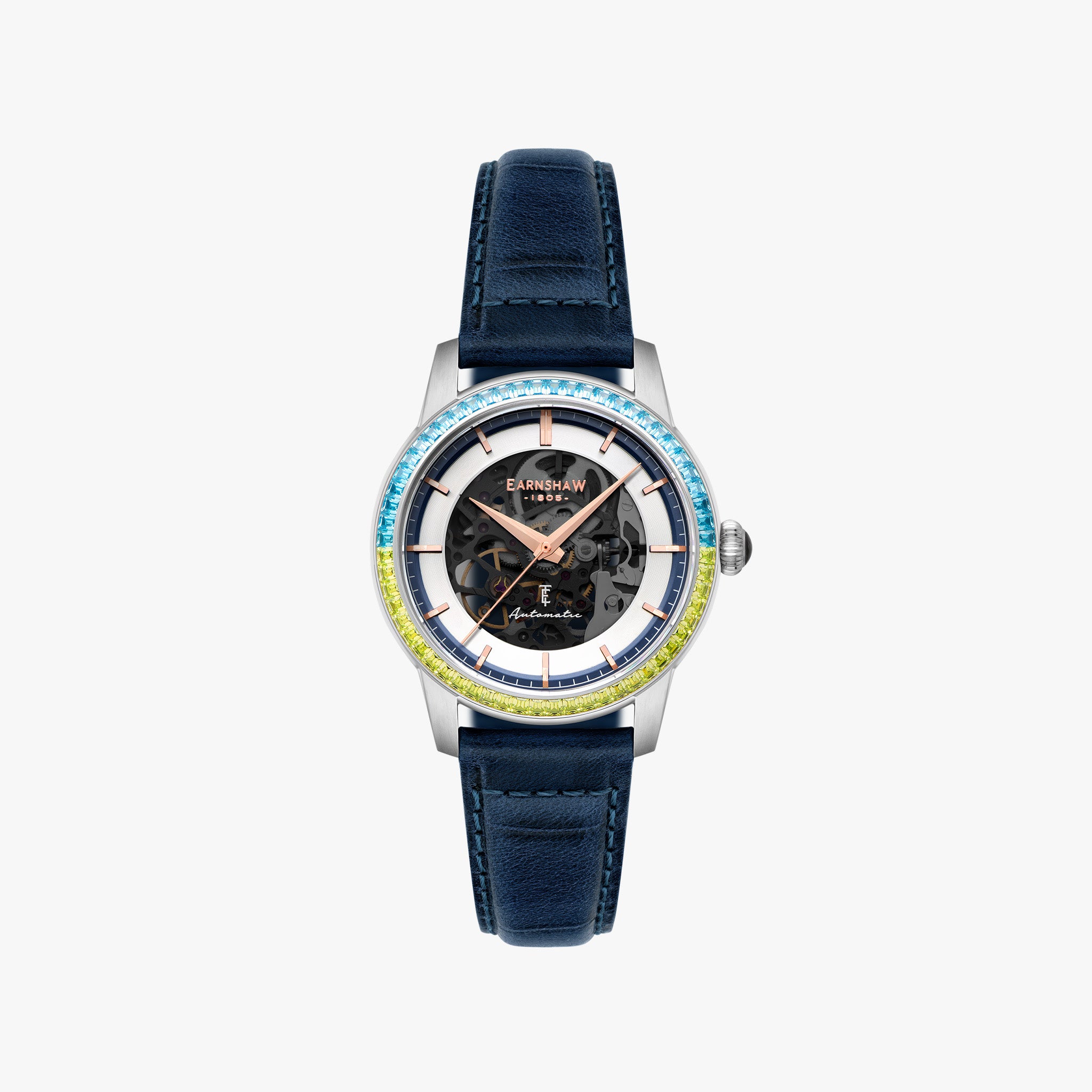 Celestial Glory Skeleton Automatic | 40 mm | Electric Blue