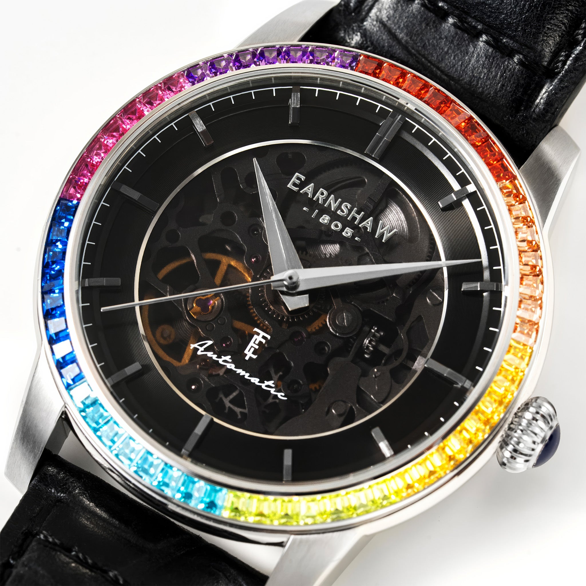 Celestial Glory Skeleton Automatic | 40 mm | Satin Black