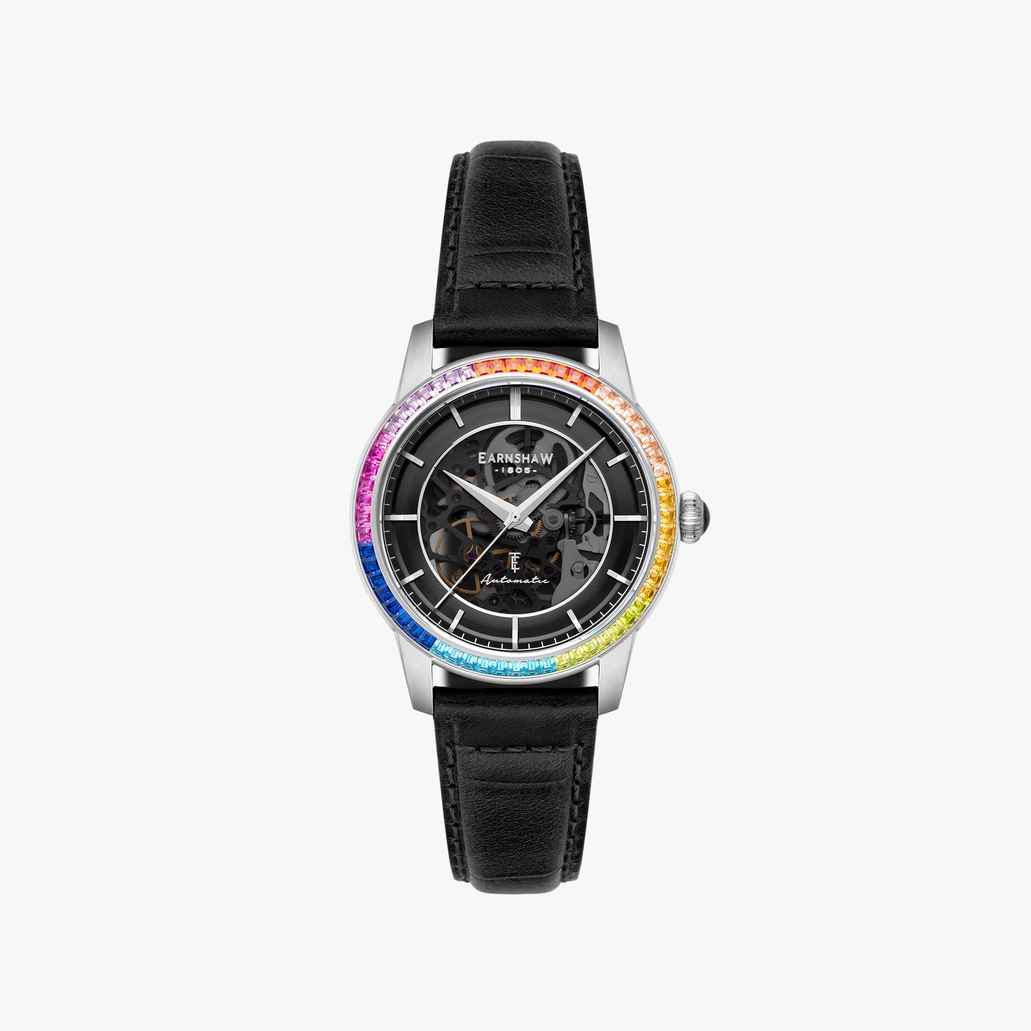 Celestial Glory Skeleton Automatic | 40 mm | Satin Black