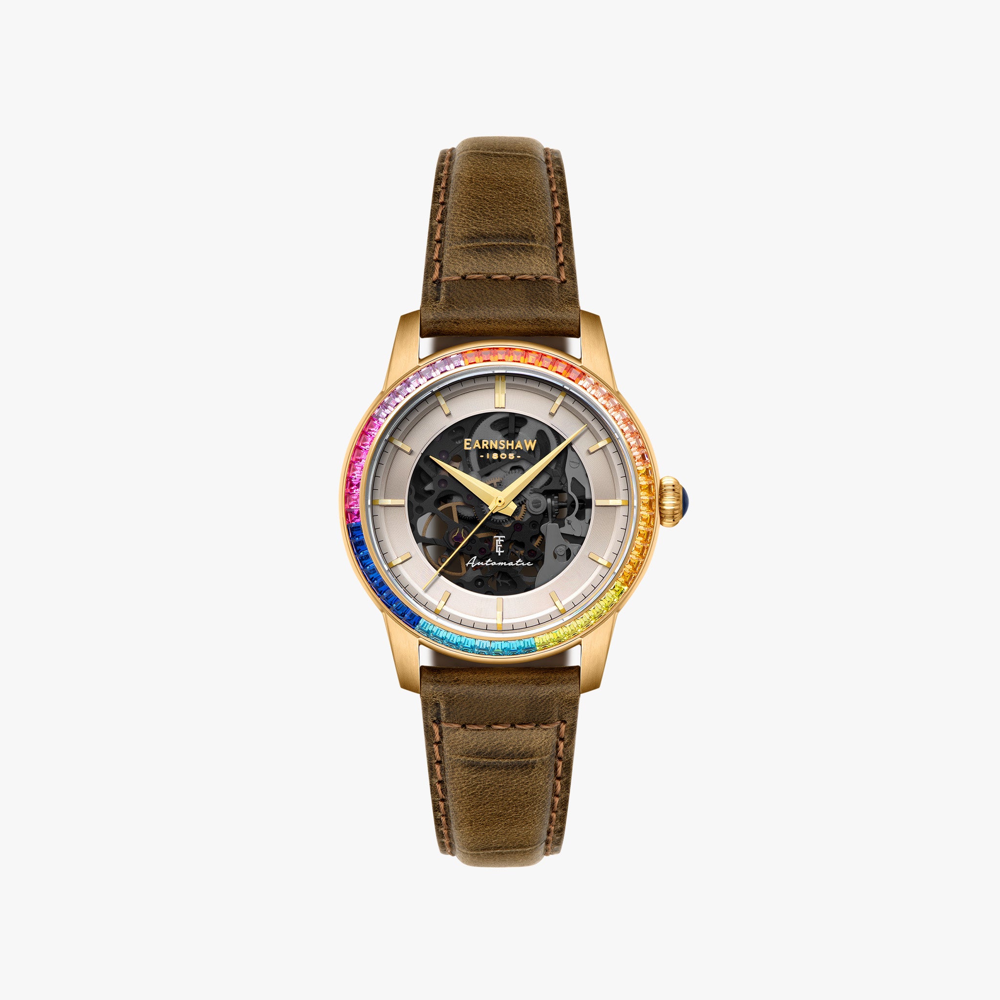 Celestial Glory Skeleton Automatic | 40 mm | Walnut Brown