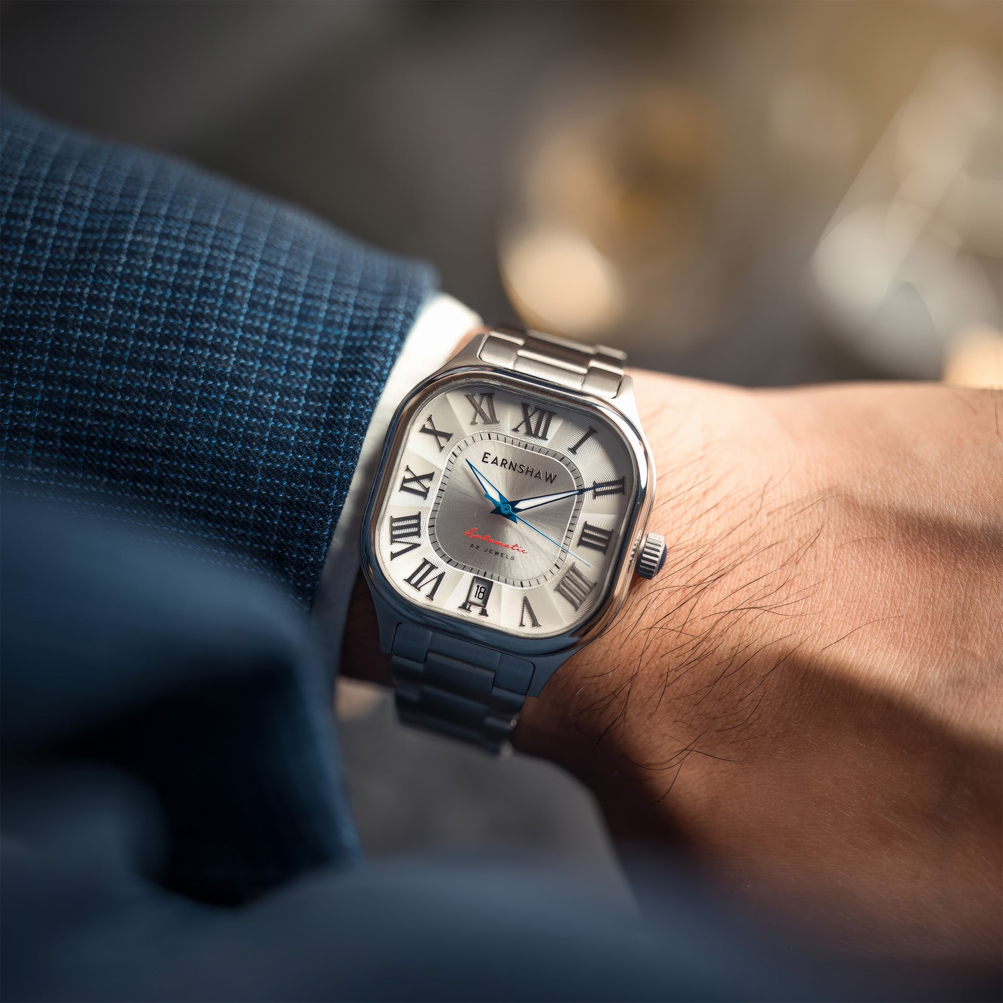 Coussin Automatic | Silver White