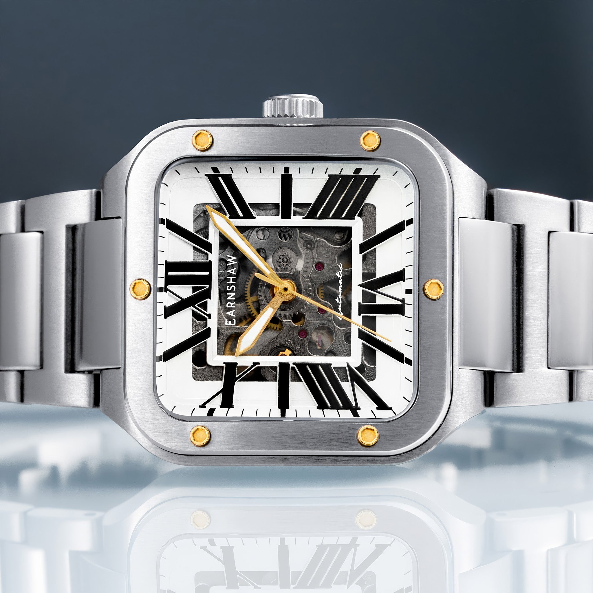 Engineer Lennox Skeleton Automatic | 36.5 mm | Silver Brown