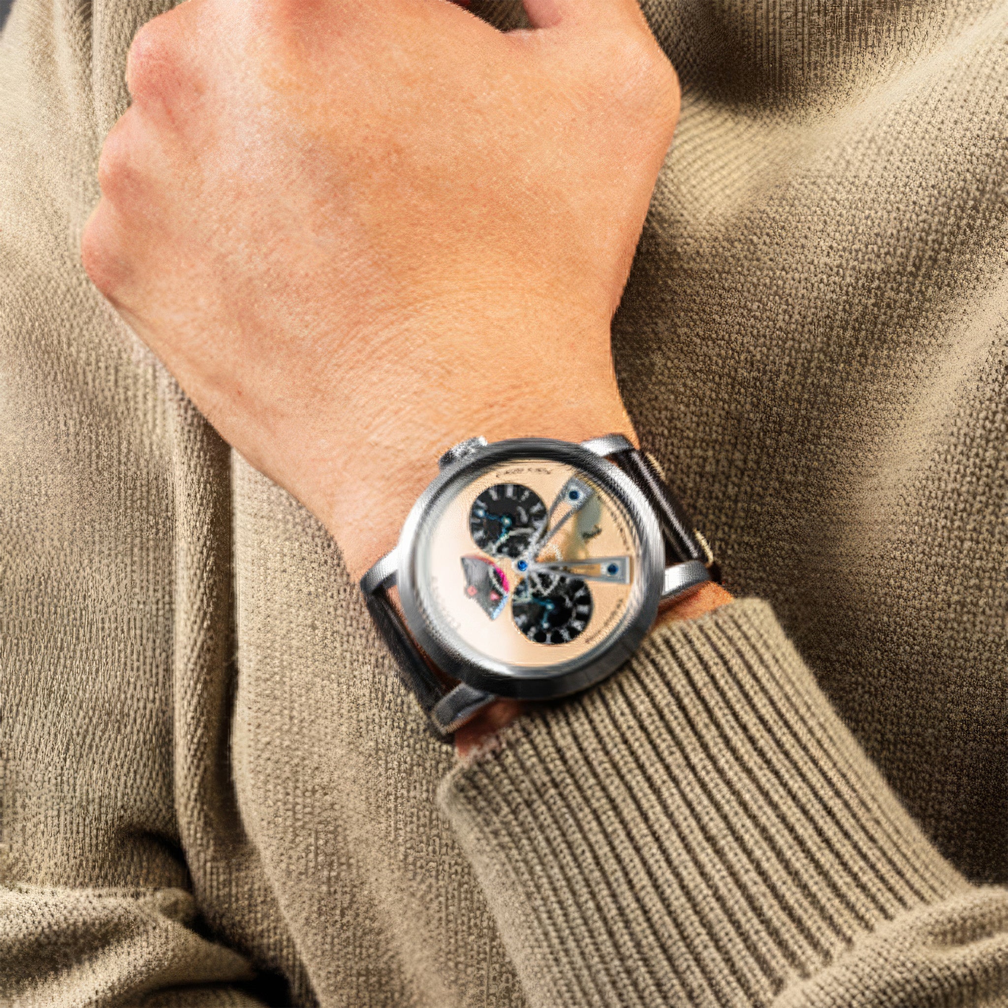 Heritage Beaufort Power Reserve Dual Time Limited Edition | 44 mm | Brown