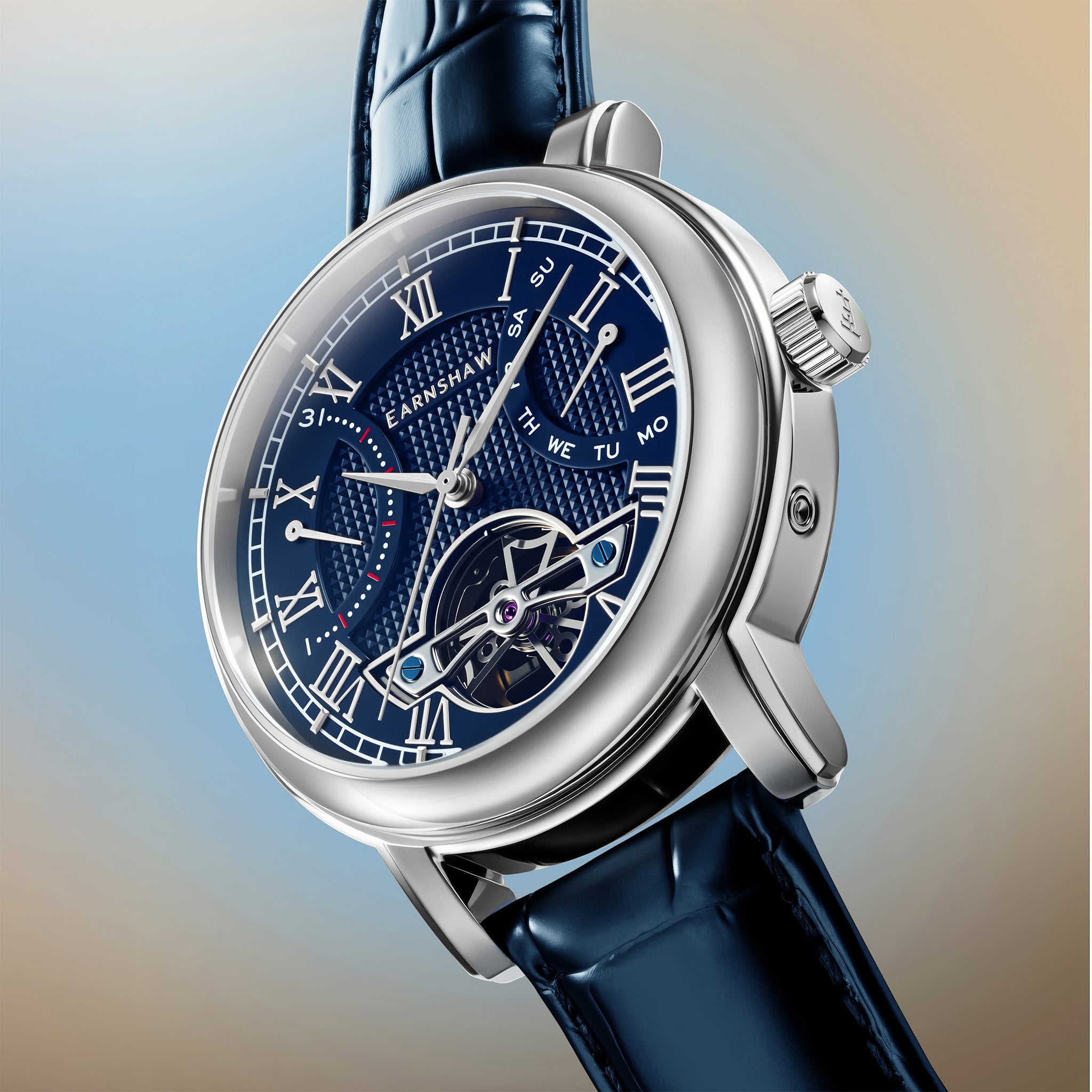 Heritage Longcase Double Retrograde Calendar Open Heart Automatic | 43 mm | Mansfield