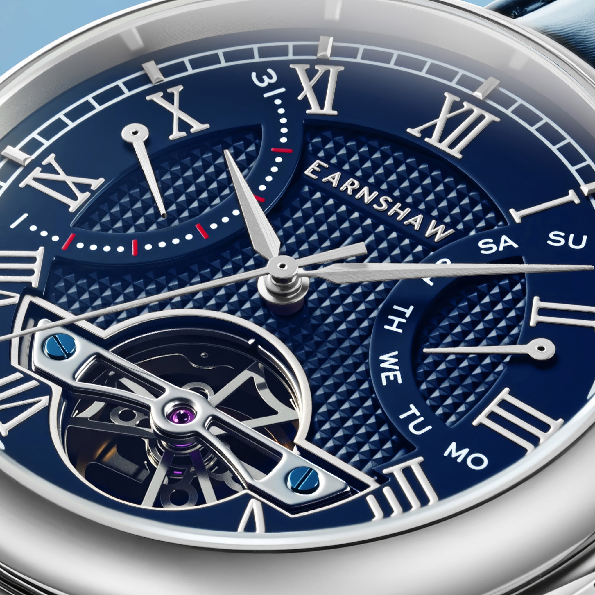 Heritage Longcase Double Retrograde Calendar Open Heart Automatic | 43 mm | Mansfield