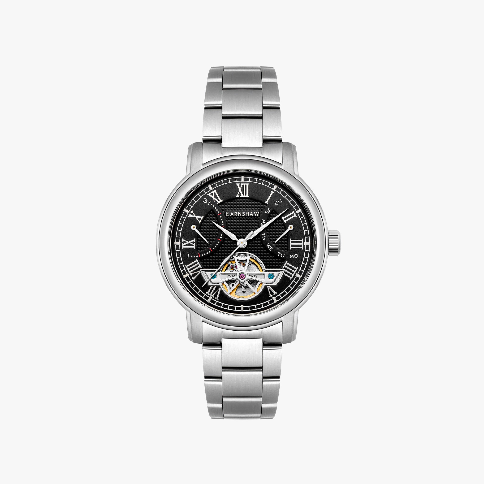 Heritage Longcase Double Retrograde Calendar Open Heart Automatic | 43 mm | Onyx