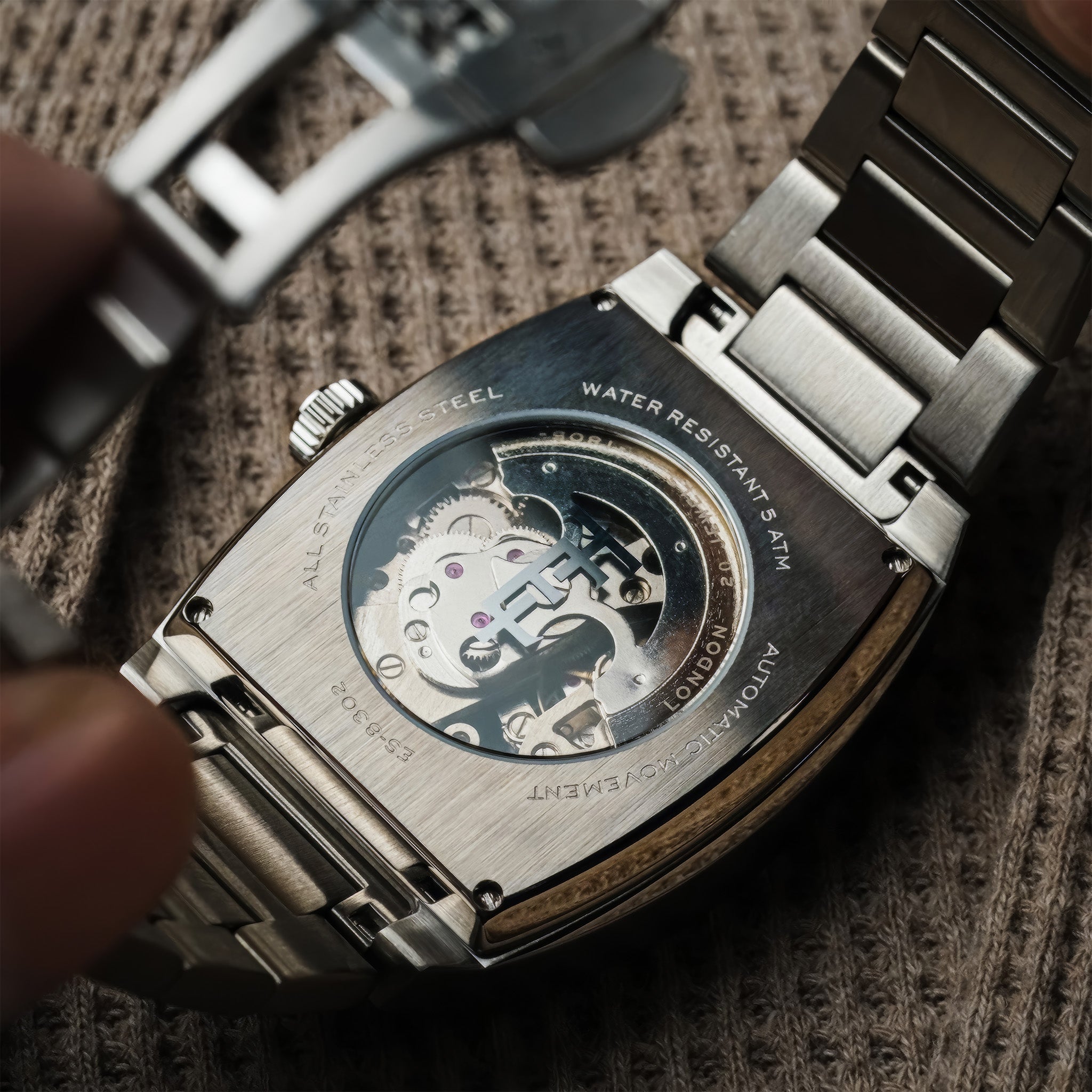 Heritage Wellington Skeleton Automatic | Cerulean Blue