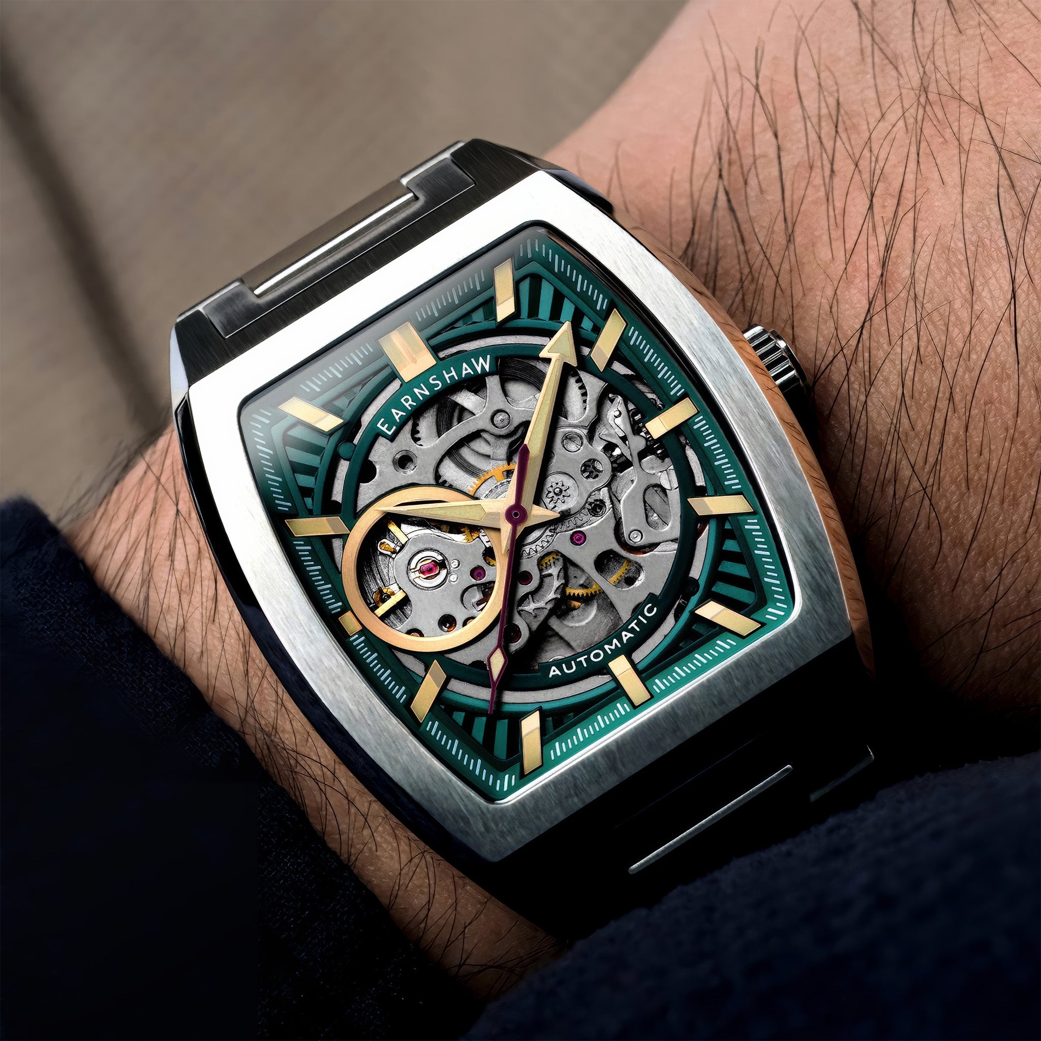 Heritage Wellington Skeleton Automatic | Cerulean Blue