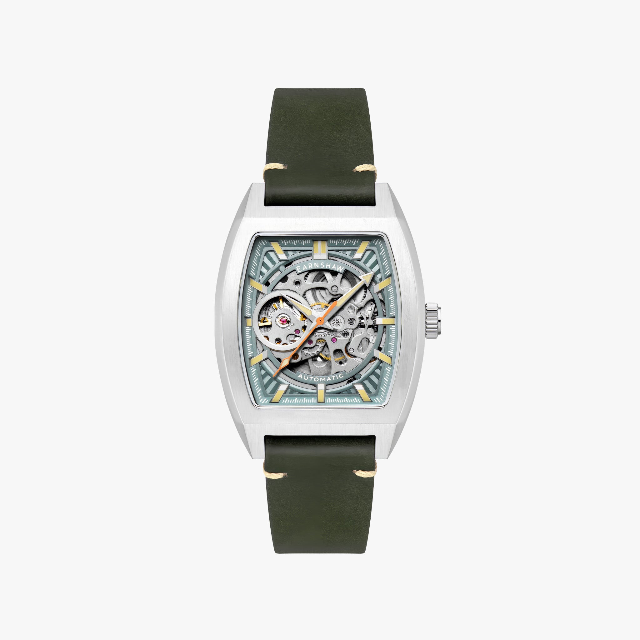 Heritage Wellington Skeleton Automatic | Mint Green