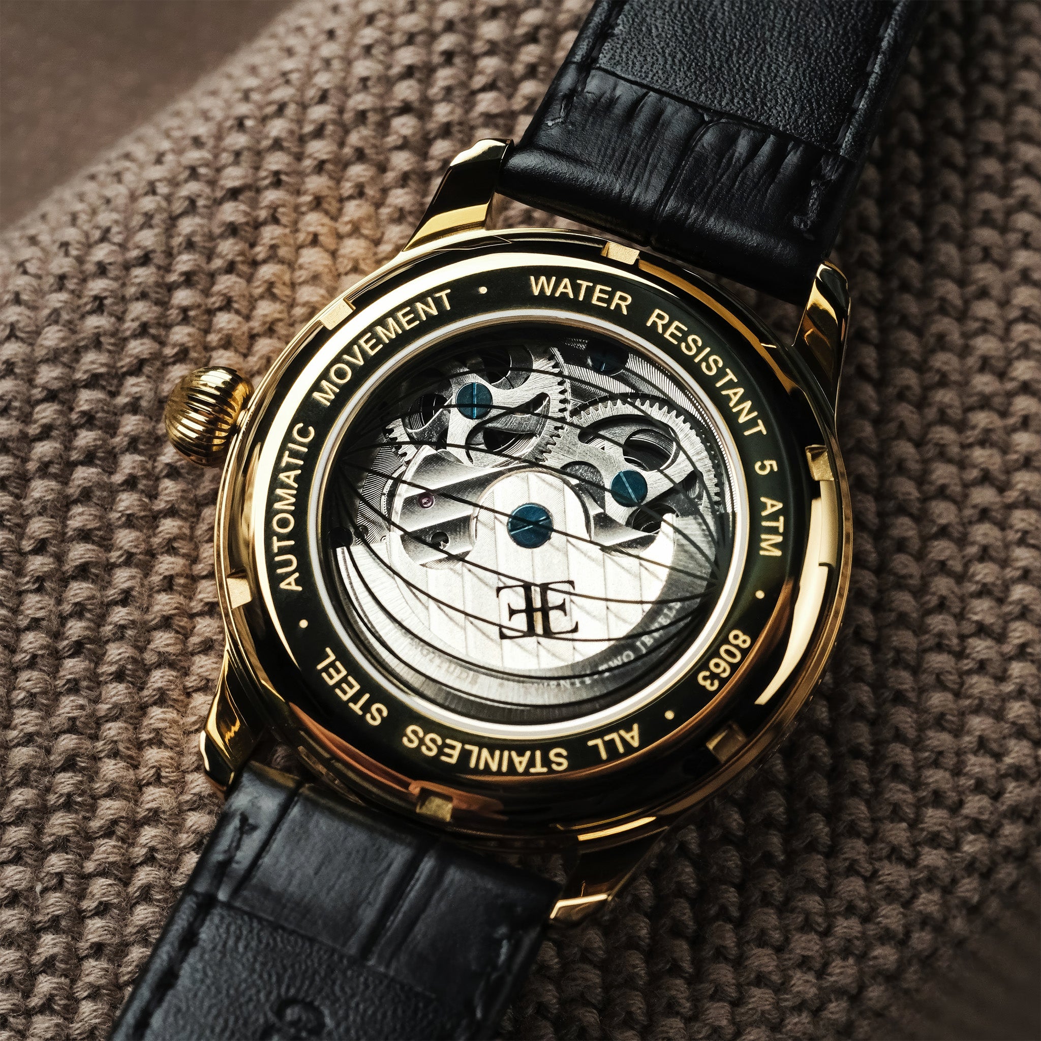 Longitude Shadow Automatic | 42 mm | Black Gold