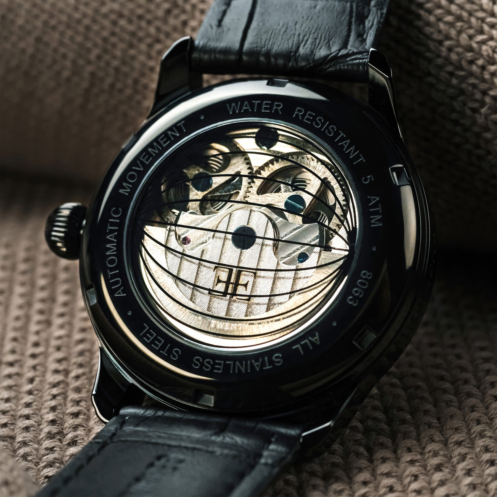 Longitude Shadow Automatic | 42 mm | Stealth Black
