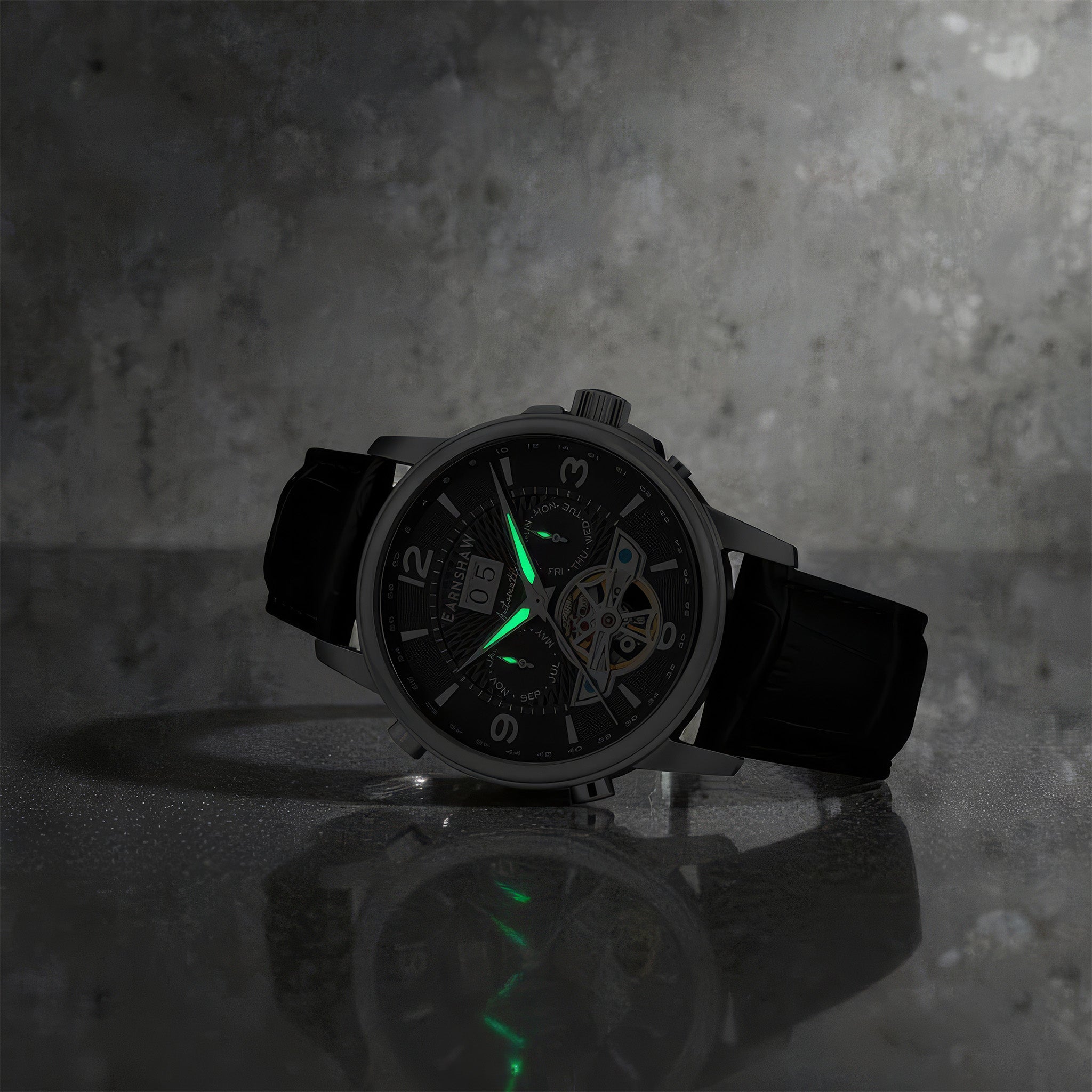 Marylebone Automatic Black Dial | 42 mm | Black
