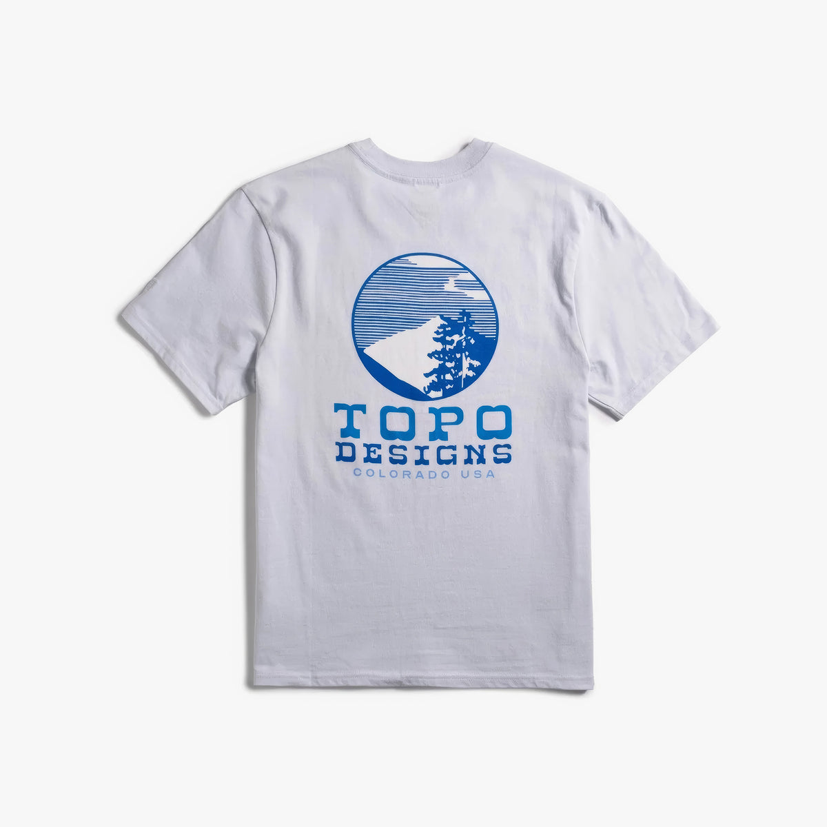 Vintage View Tee Erkek Tshirt | Breeze Blue