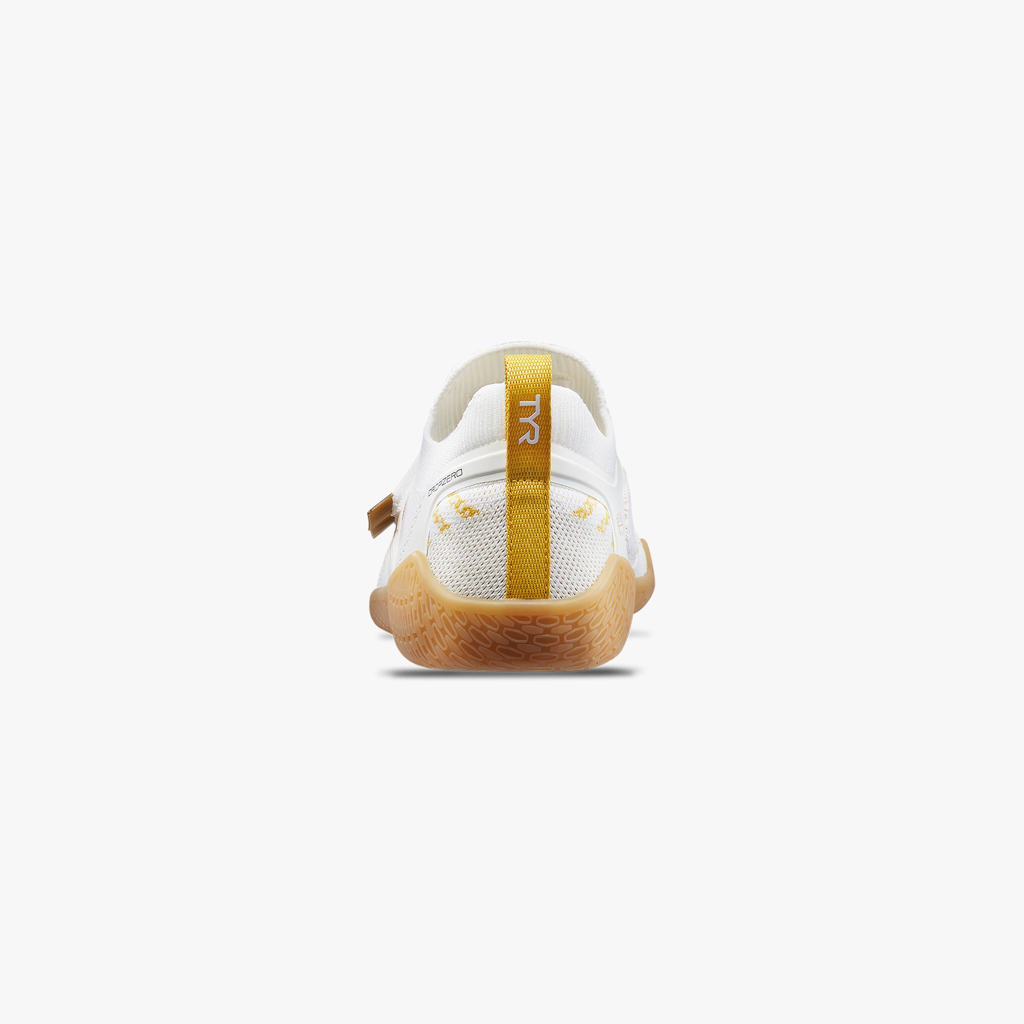 DZ-1 DropZero Barefoot Trainer Antrenman Ayakkabısı | Stability Strap | 132 White/Gold