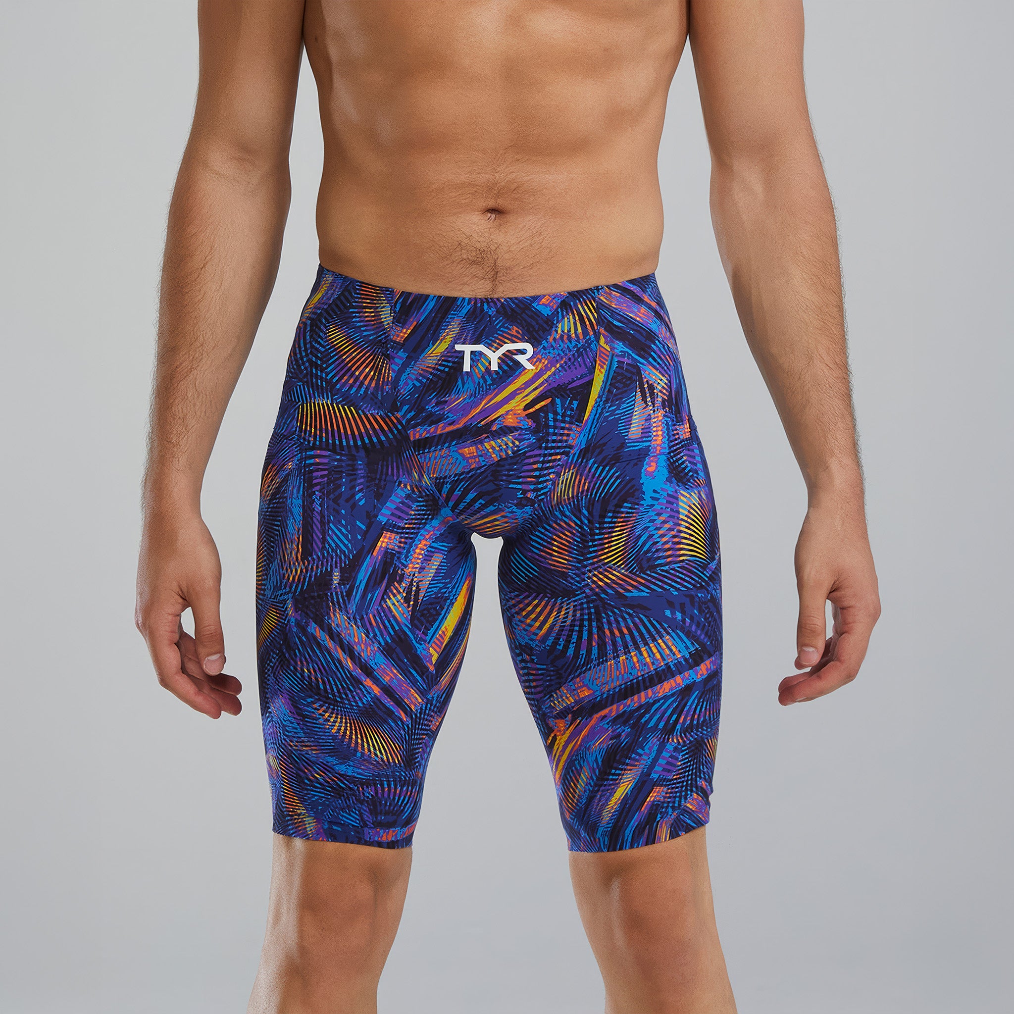 Men's Avictor™ High Waist Jammer Tech Suit | Helux 714 Purple/Gold