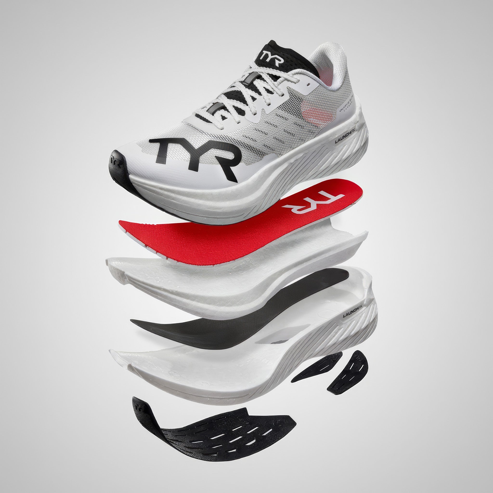 Men's Valkyrie Elite Carbon Runner Koşu Ayakkabısı | White Black