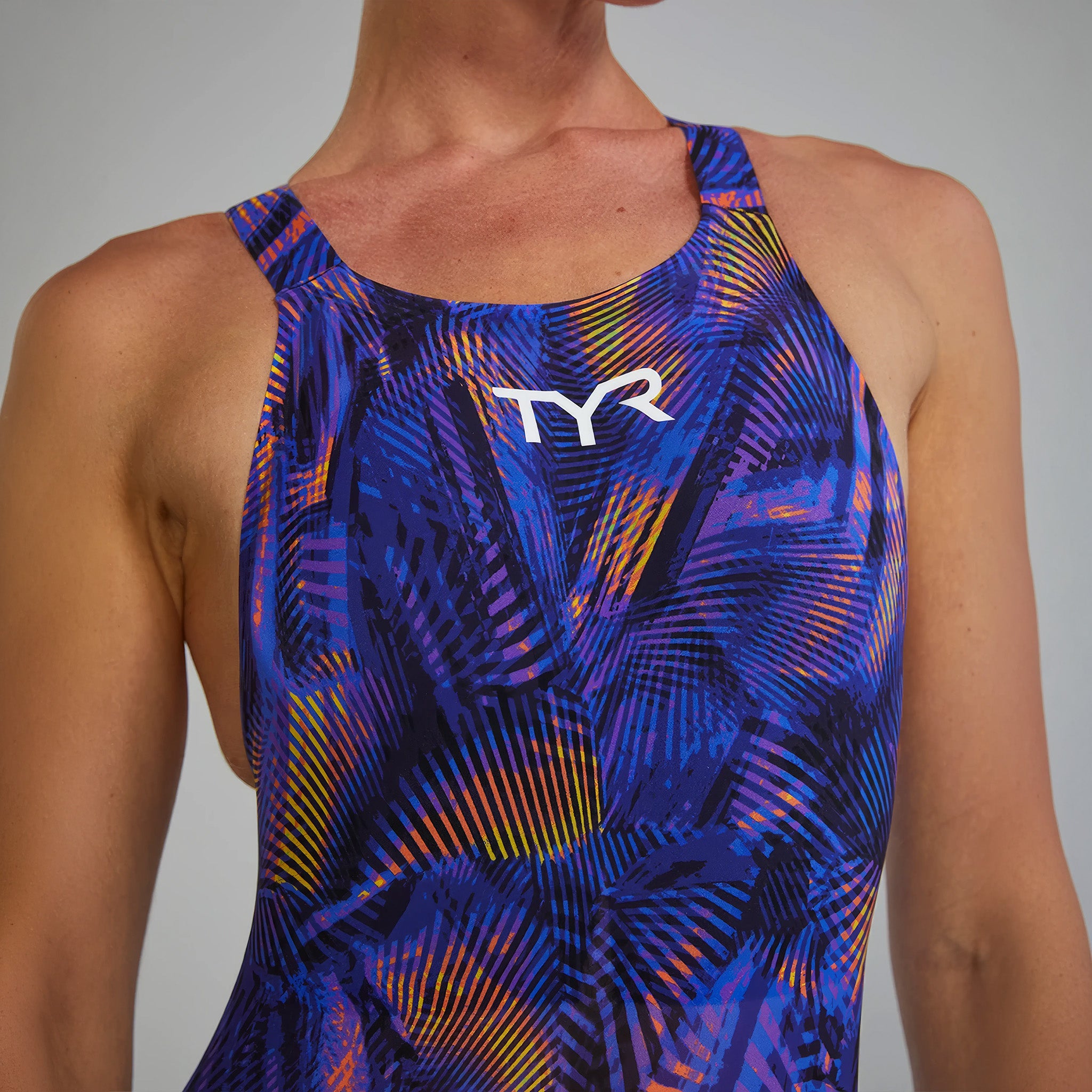 Women's Avictor™ Open Back Tech Suit | Helux 714 Purple/Gold